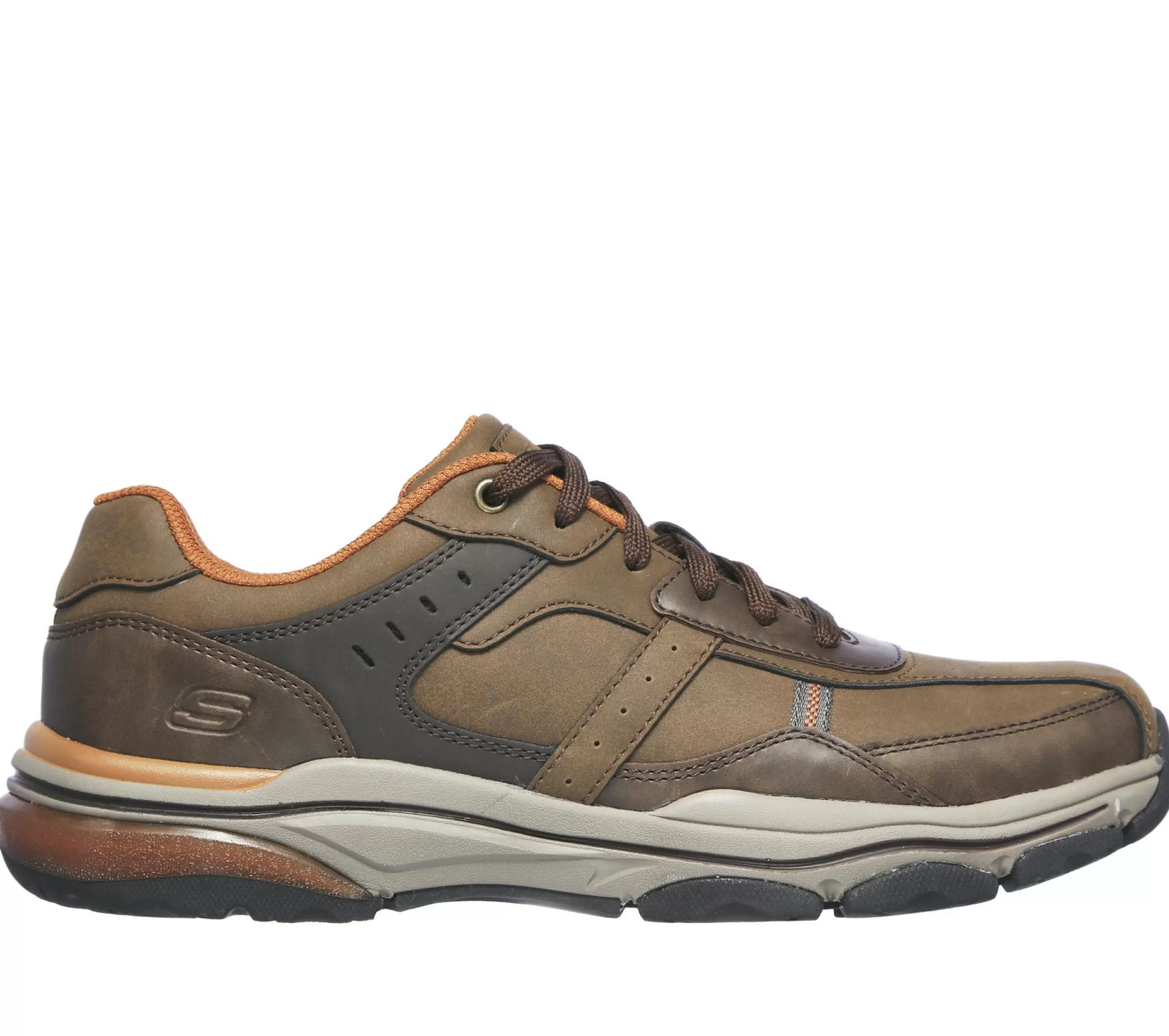 SKECHERS Veterschoenen^Relaxed Fit: Romago - Elmen BRUIN