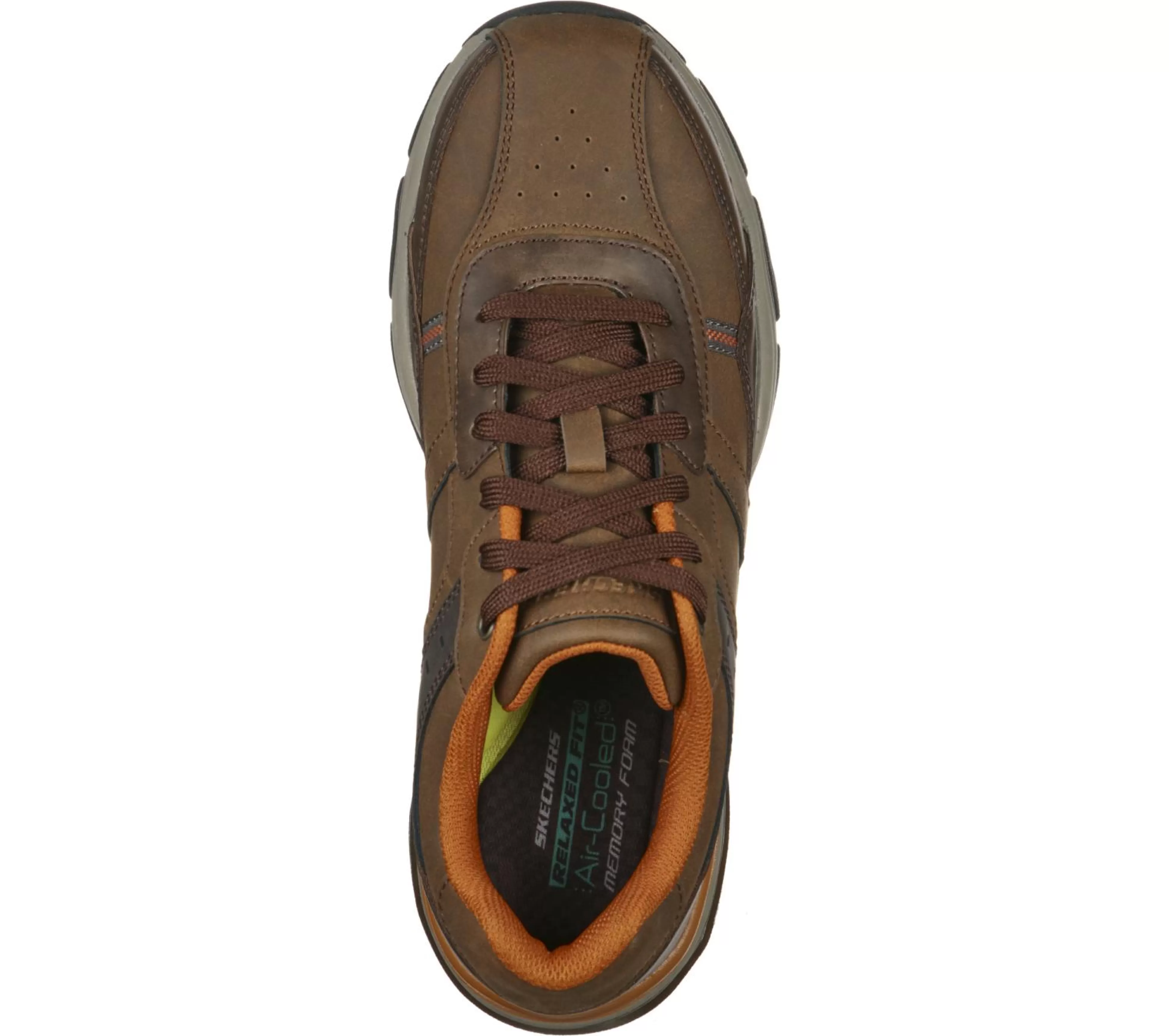 SKECHERS Veterschoenen^Relaxed Fit: Romago - Elmen BRUIN