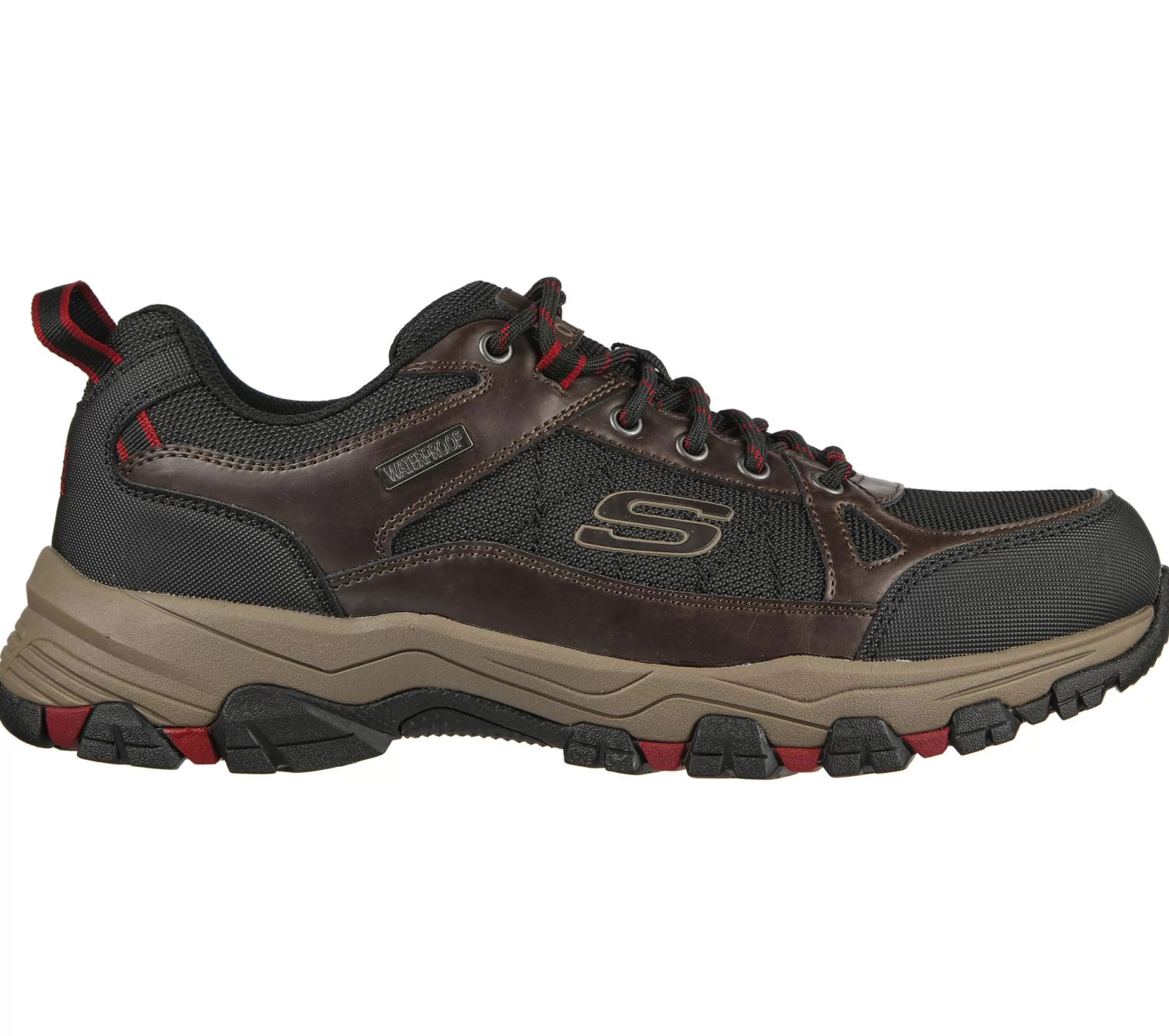 SKECHERS Veterschoenen^Relaxed Fit: Selmen - Cormack CHOCOLA / ZWART