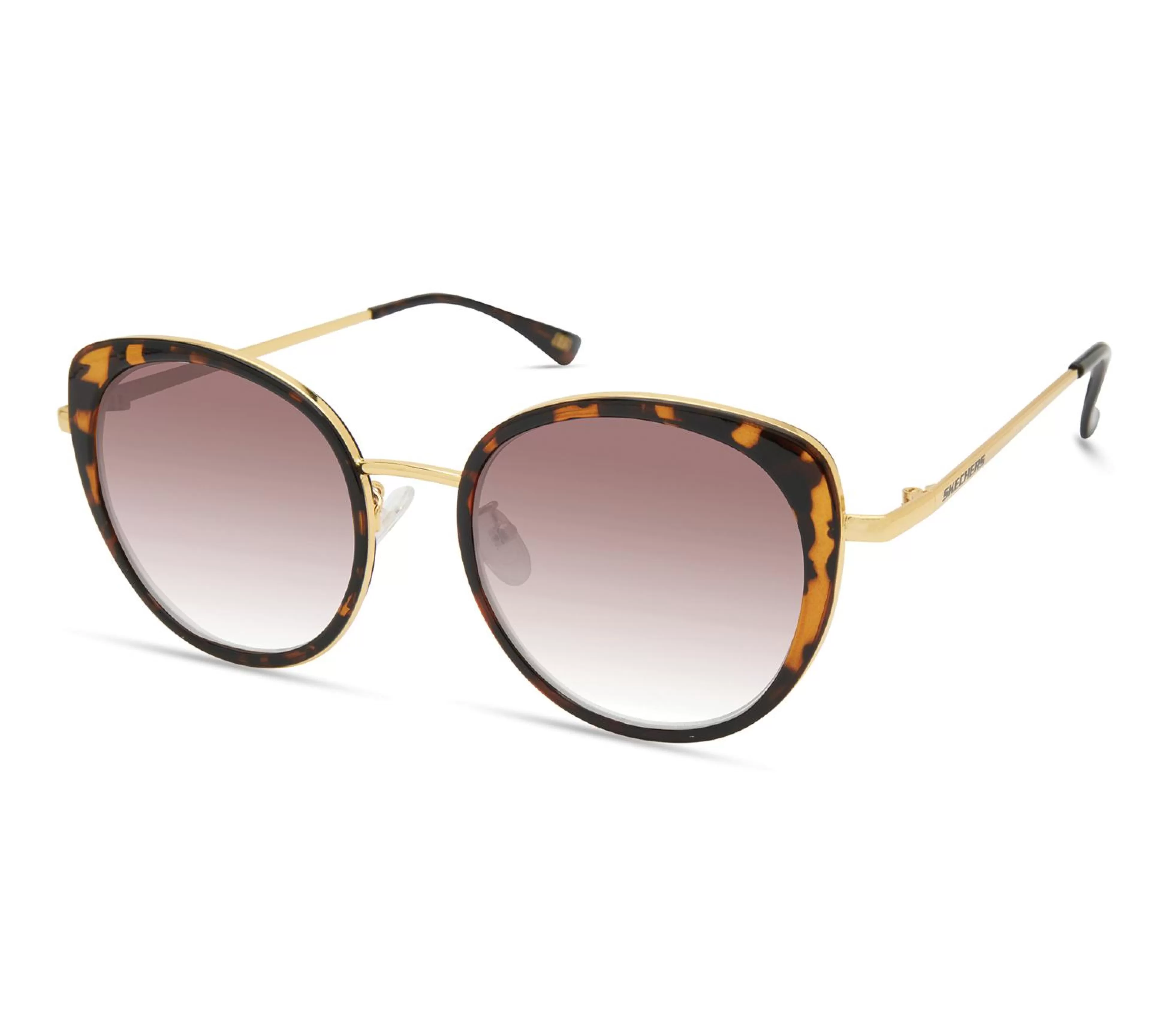 SKECHERS Zonnebrillen | Accessoires^Round Enamel Sunglasses BRUIN