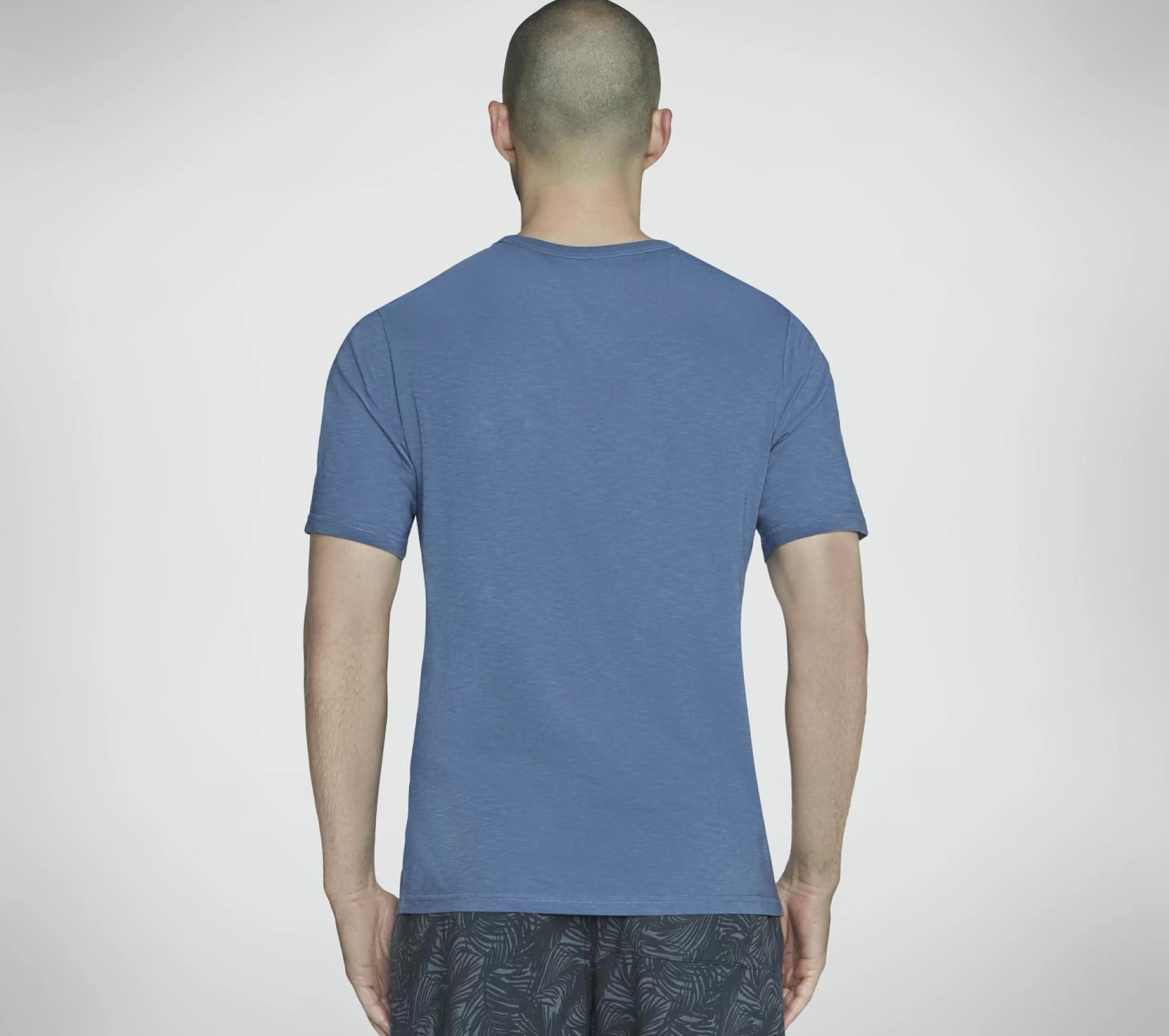 SKECHERS Tops | Tops^SKECH-BREEZE Slub Pocket Tee BLAUW / GRIJS