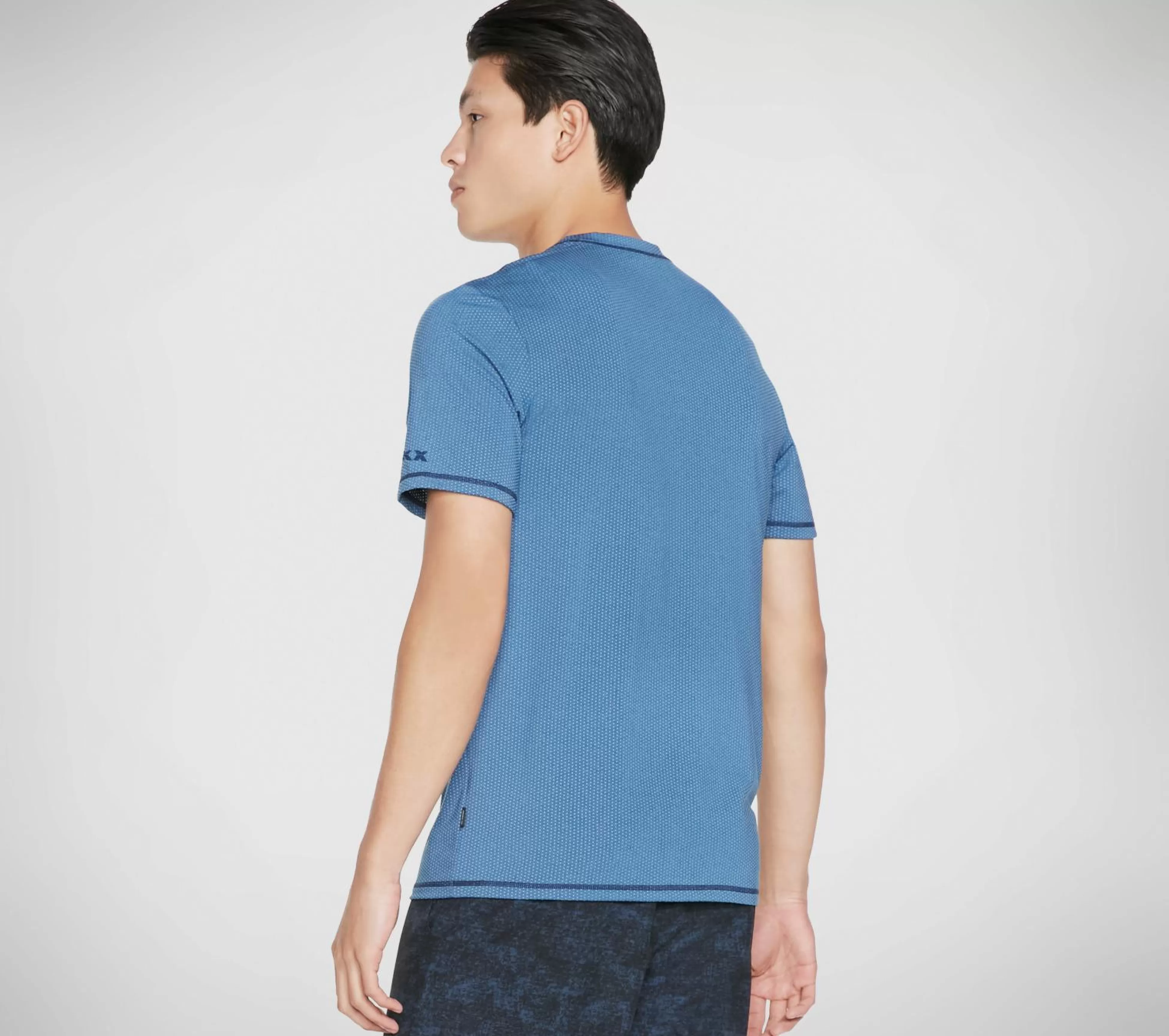 SKECHERS Tops | Tops^ Apparel Kinetic Tee Shirt BLAUW