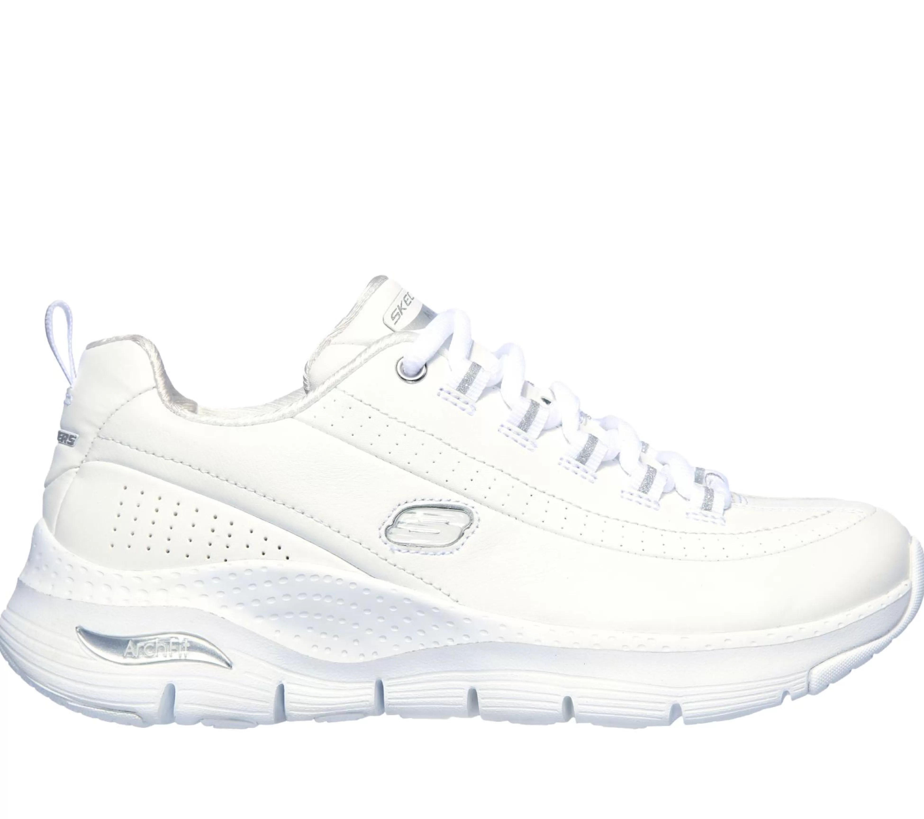 SKECHERS Sportieve Sneakers^ Arch Fit - Citi Drive WIT / ZILVER