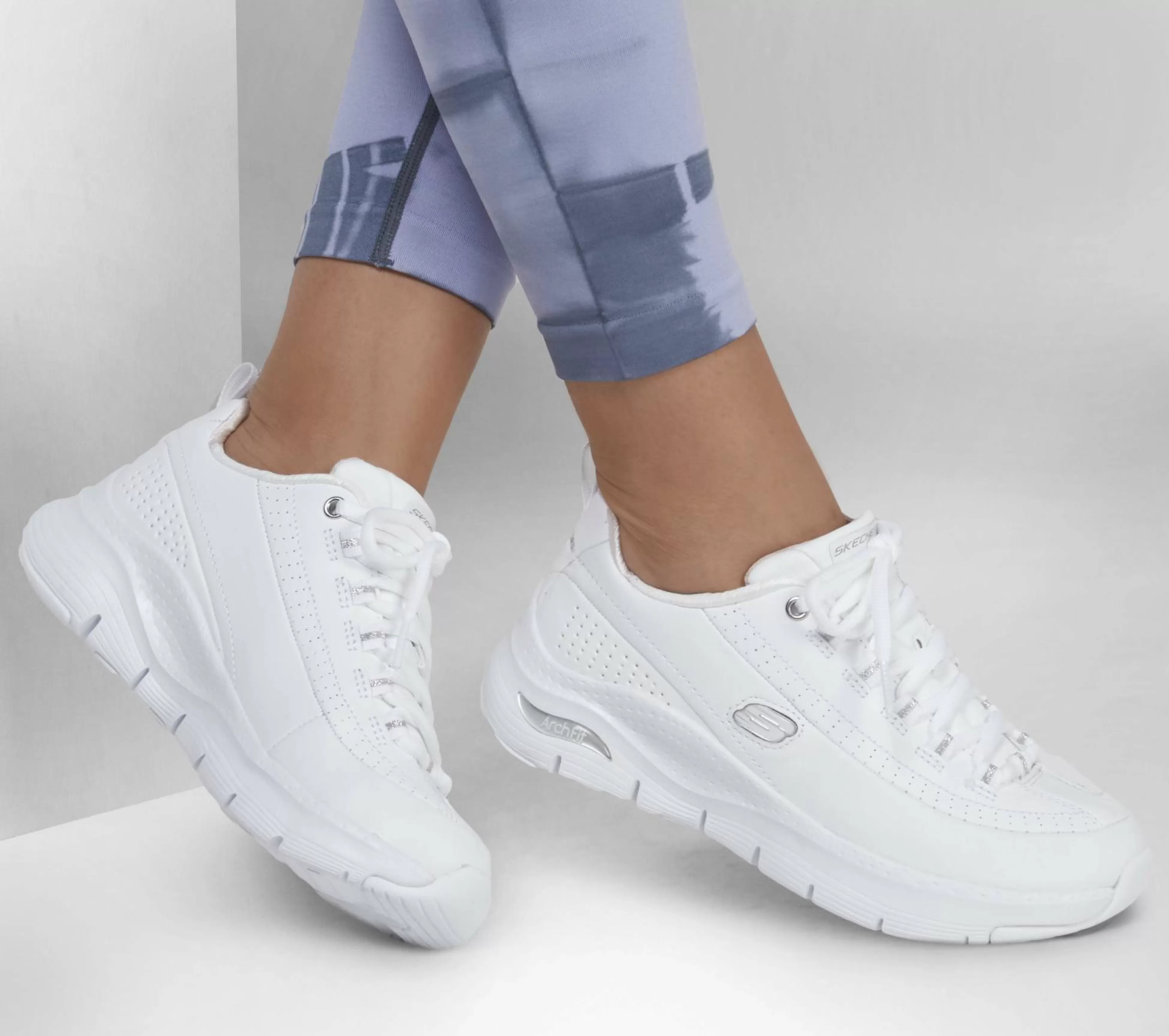 SKECHERS Sportieve Sneakers^ Arch Fit - Citi Drive WIT / ZILVER