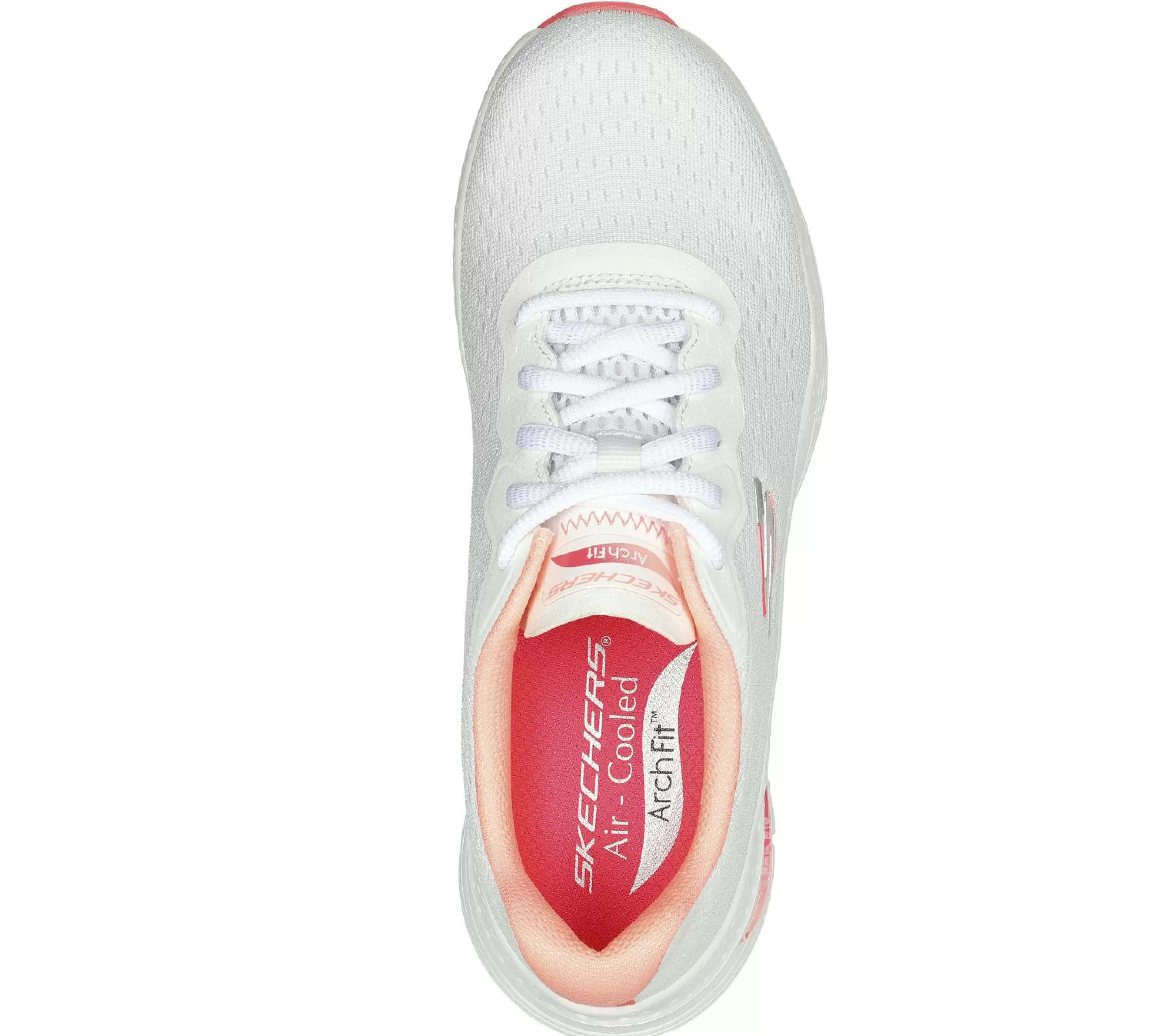 SKECHERS Veterschoenen | Sportieve Sneakers^ Arch Fit - Infinity Cool WIT / ROZE