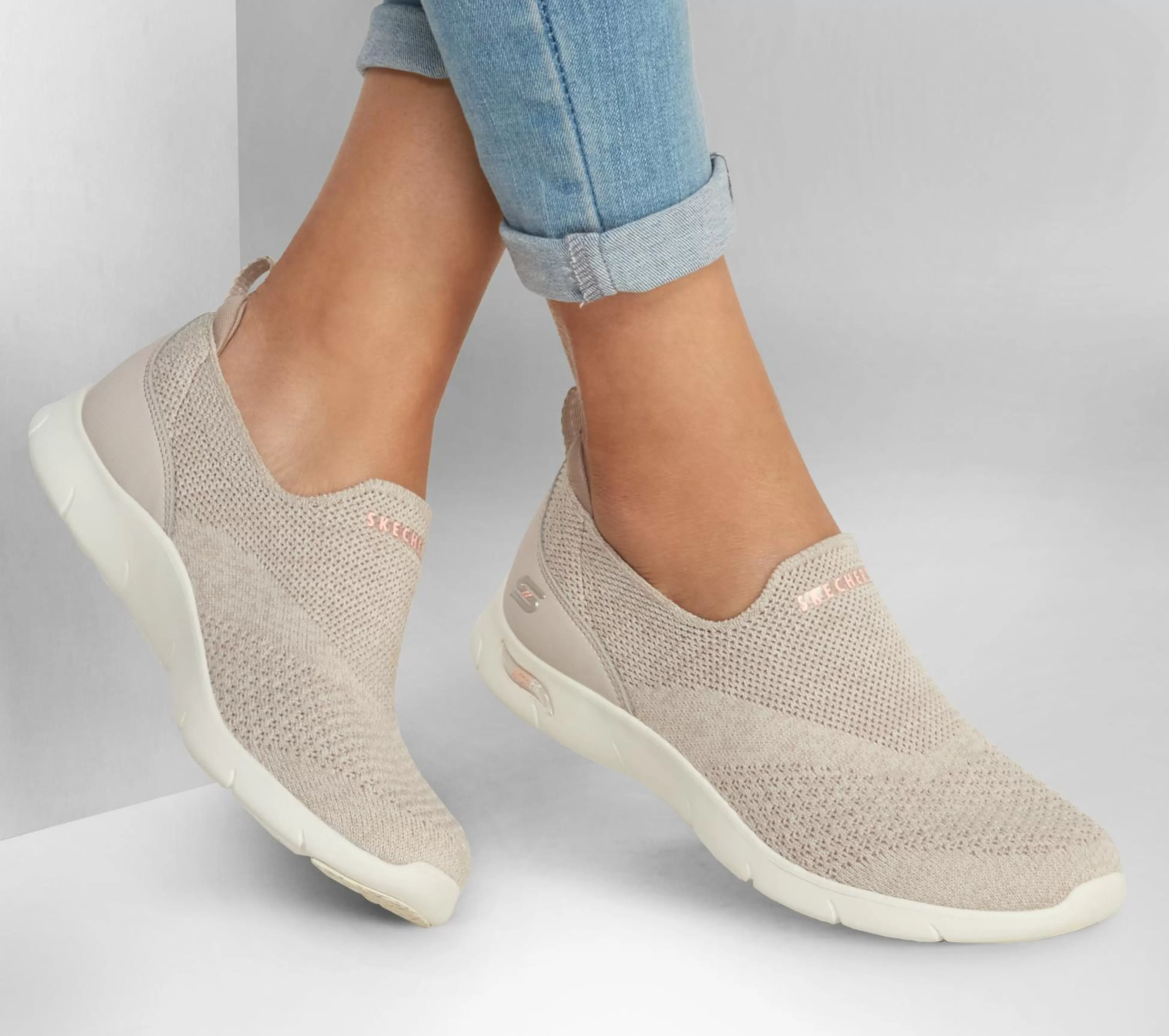 SKECHERS Instappers | Casual Sneakers^ Arch Fit Refine - Don't Go TAUPE