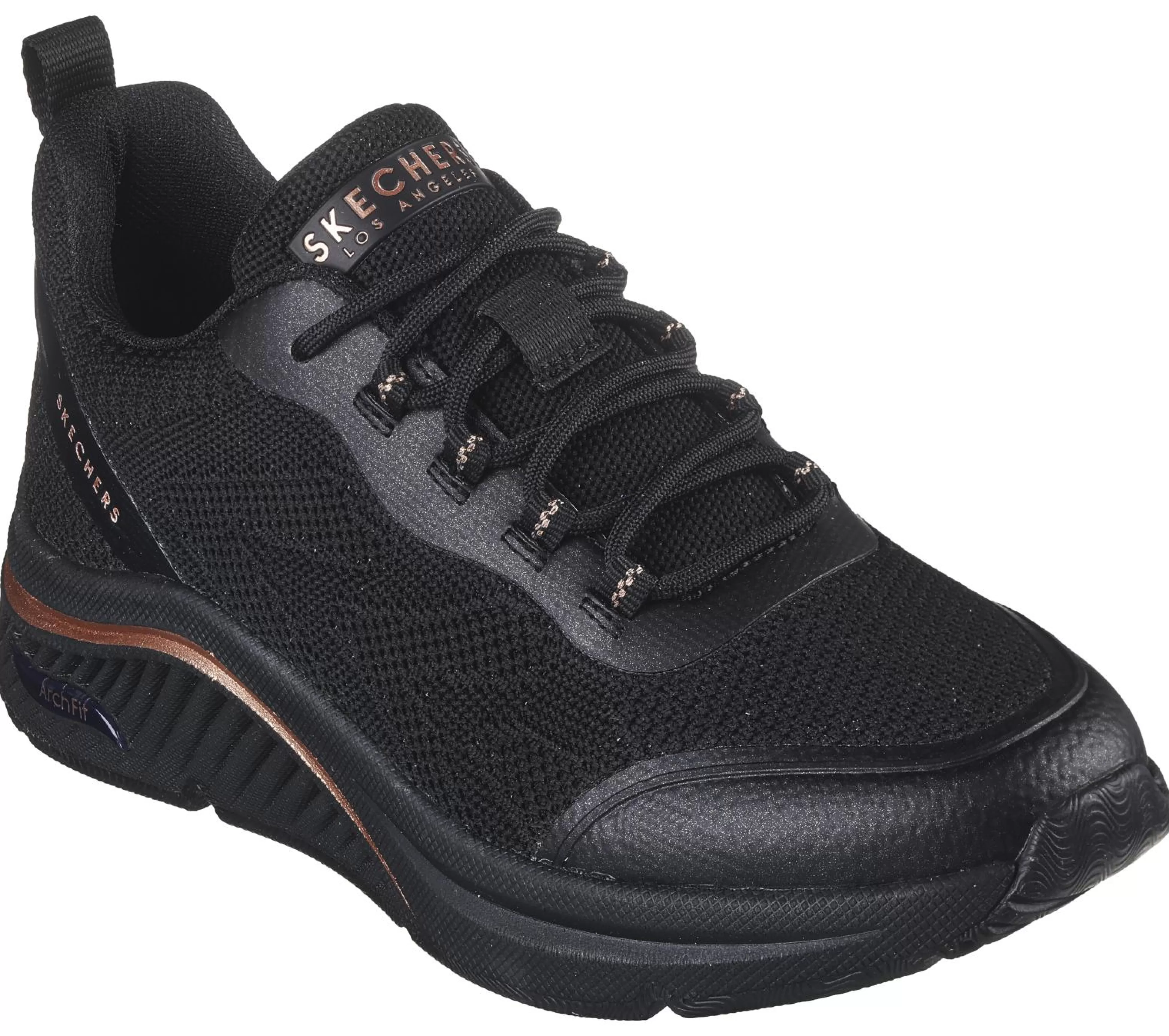 SKECHERS Instappers | Casual Sneakers^ Arch Fit S-Miles - Sonrisas ZWART