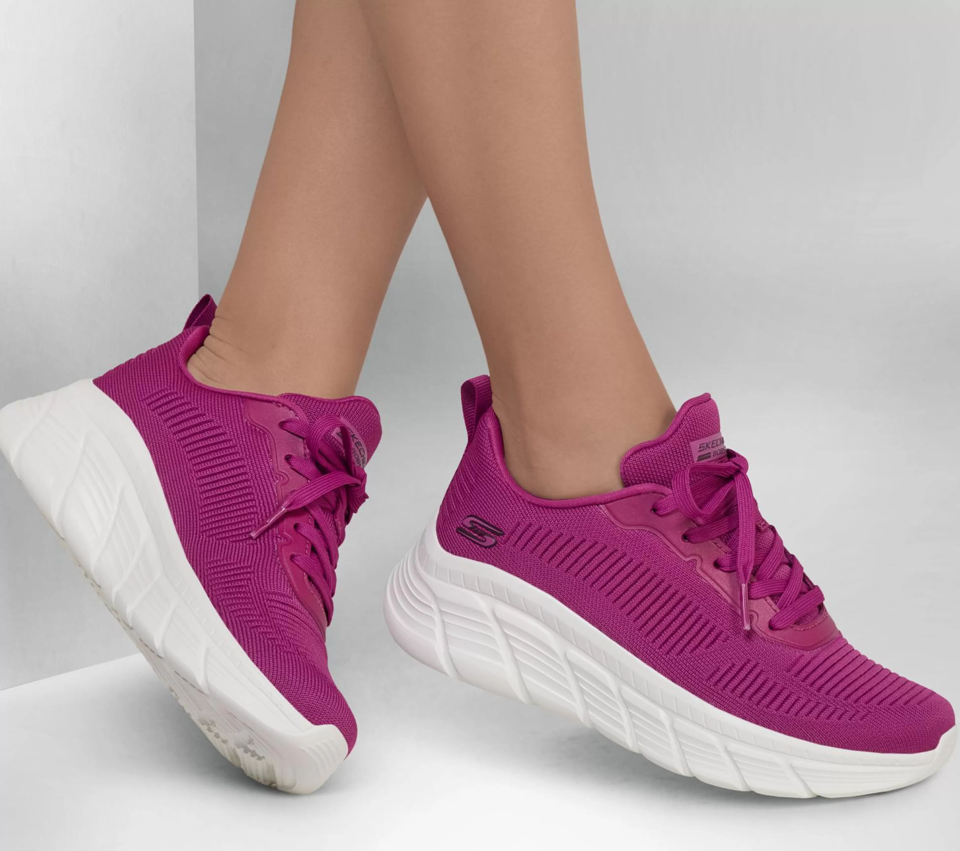 SKECHERS Veterschoenen | Sportieve Sneakers^ BOBS Sport B Flex Hi - Flying HI FUCHSIA