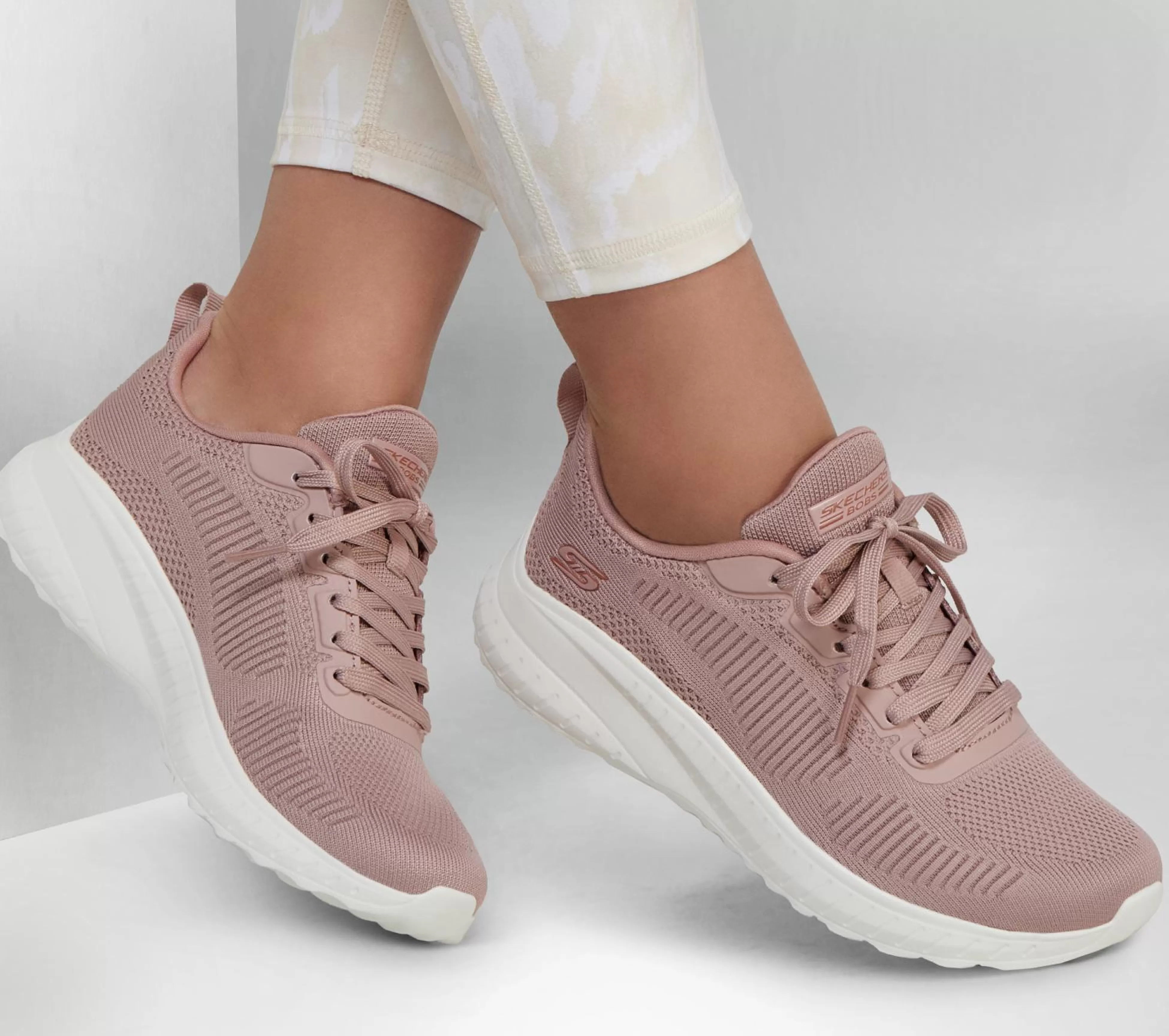 SKECHERS Veterschoenen^ BOBS Sport Squad Chaos - Face Off BLUSH ROZE