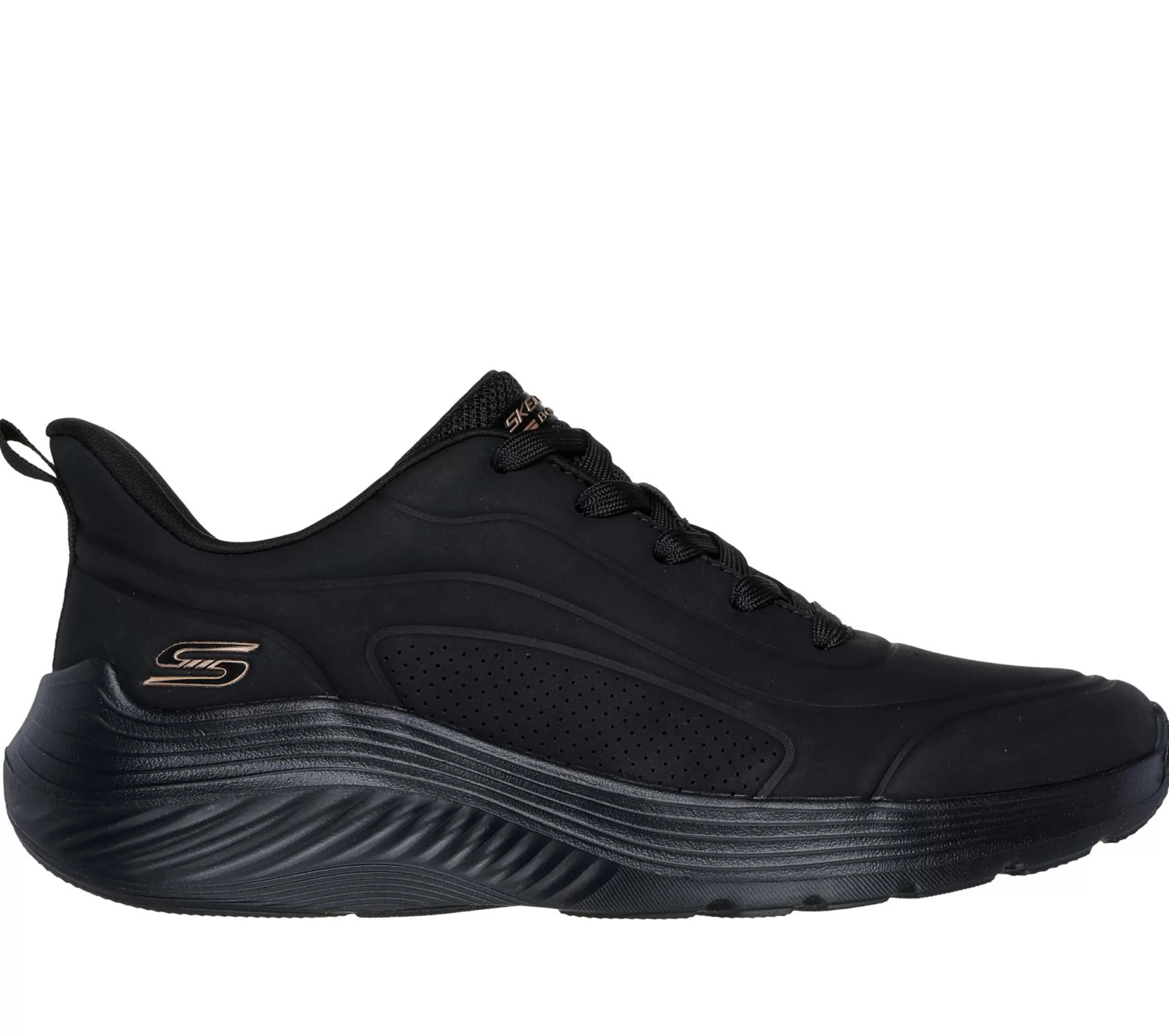 SKECHERS Veterschoenen | Sportieve Sneakers^ BOBS Sport Squad Waves - Just Wading ZWART