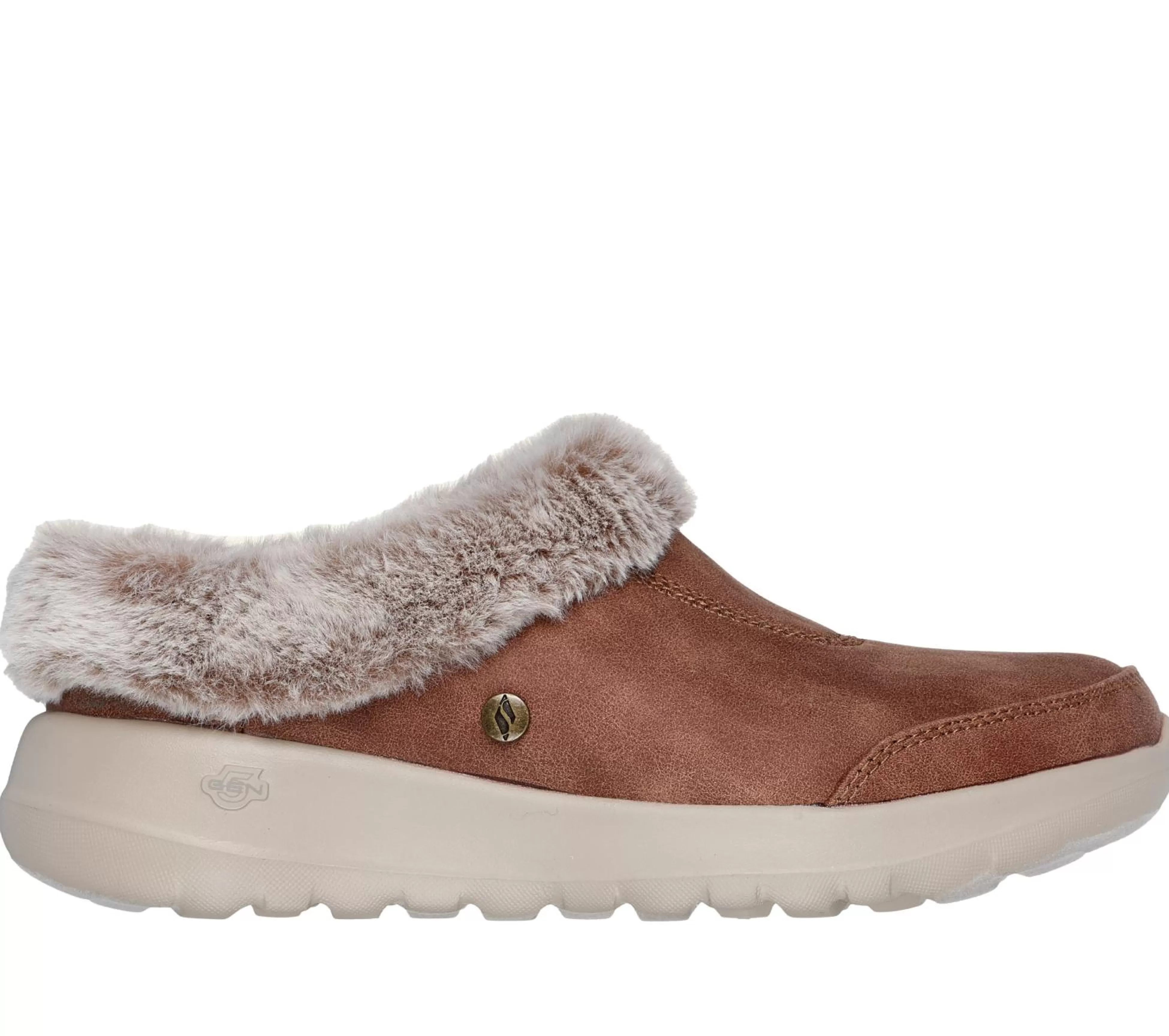 SKECHERS Pantoffels^ GO Lounge: On-the-GO Joy - Gratify KASTANJE