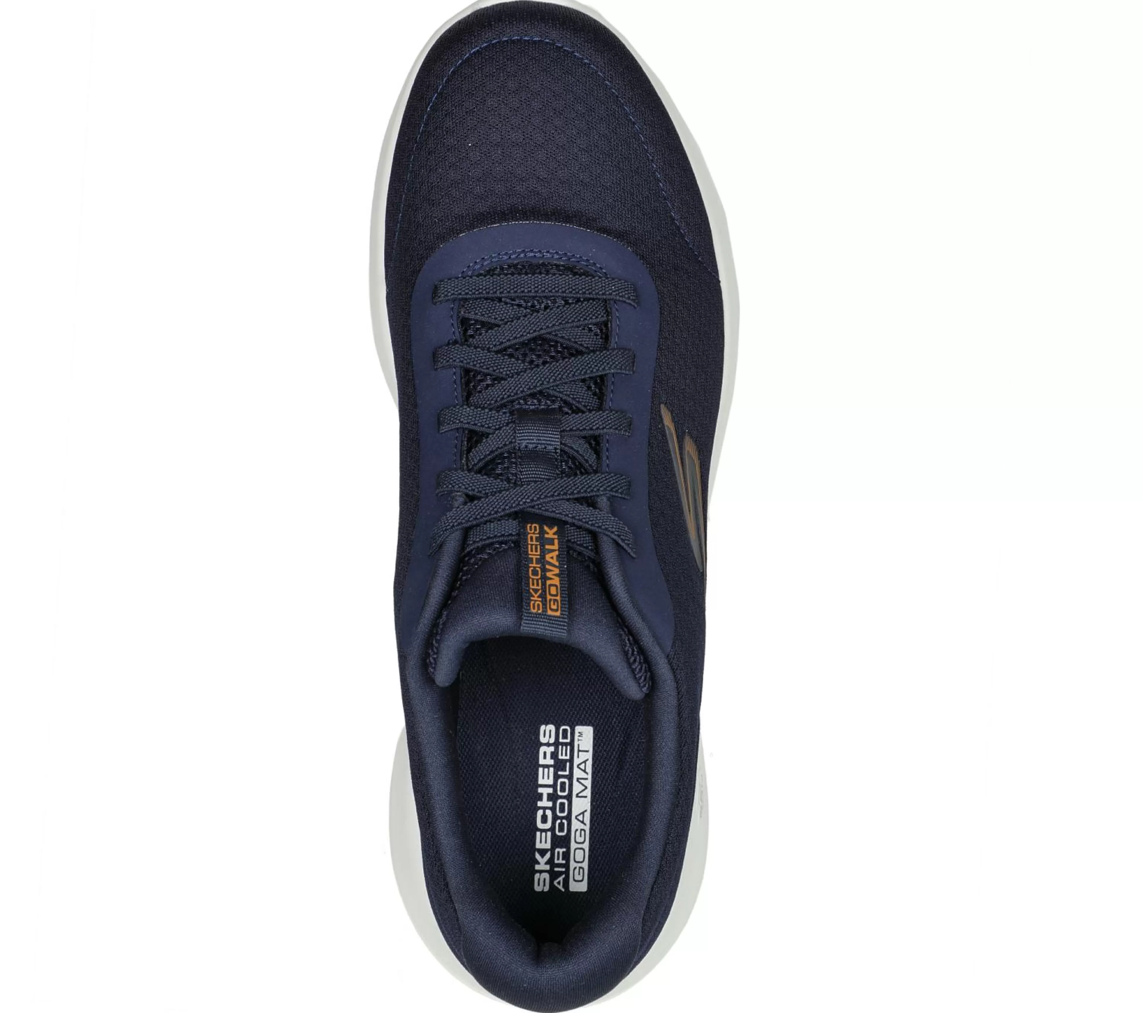 SKECHERS Instappers | Sportieve Sneakers^ GO WALK Max - Midshore MARINE / ORANJE