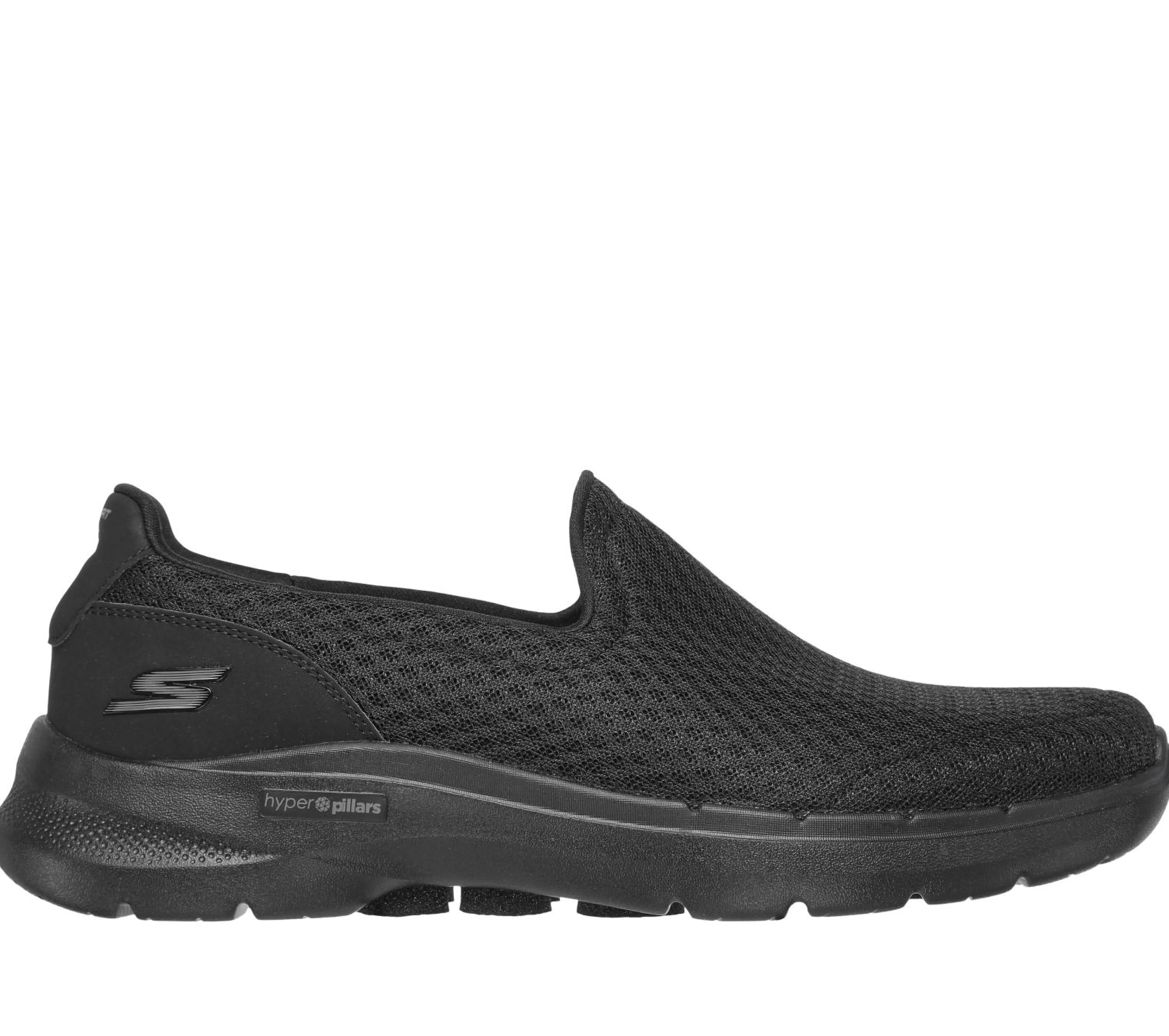 SKECHERS Instappers^ GOwalk 6 - Motley ZWART