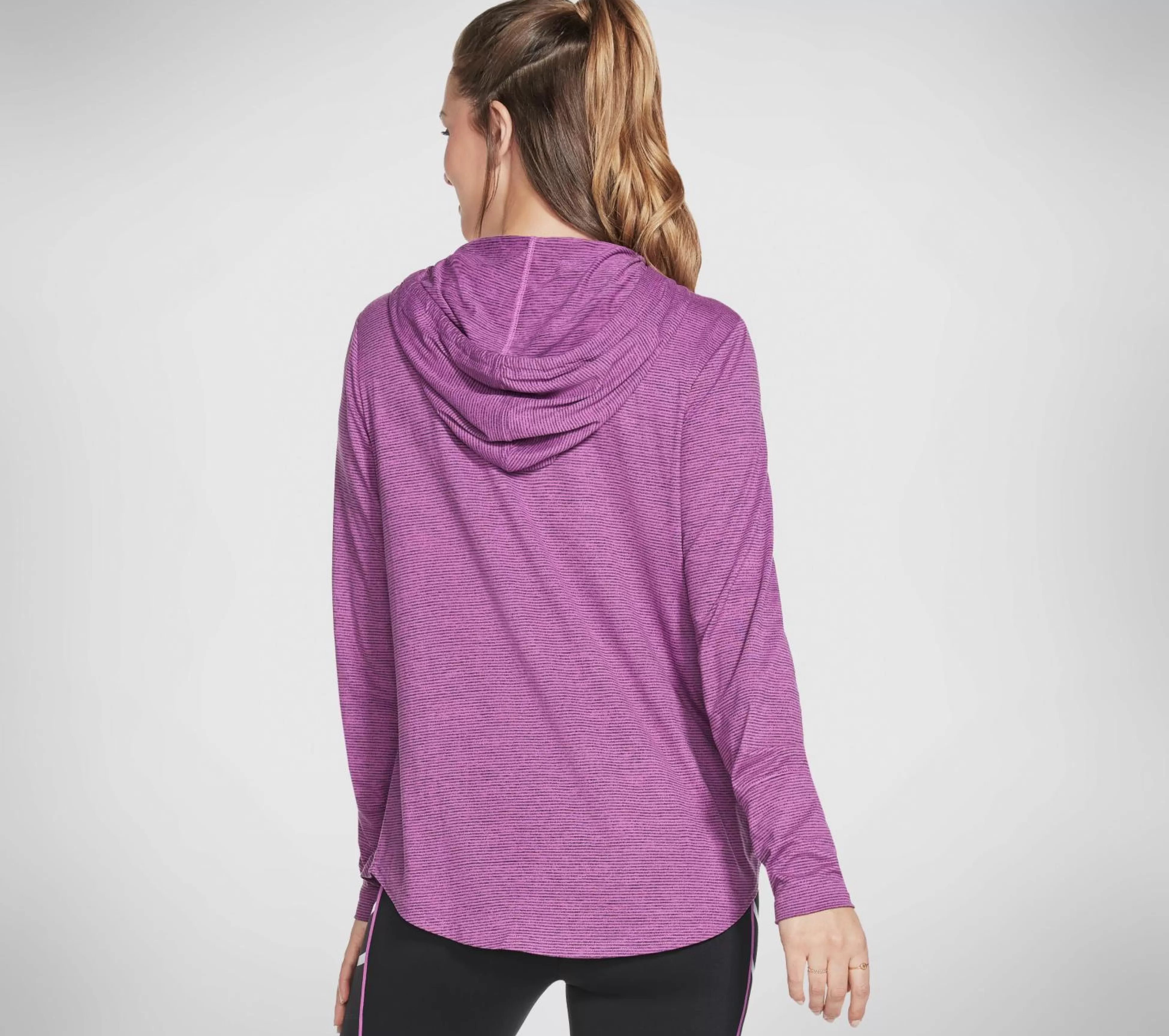 SKECHERS Tops | Tops^ GOwalk Harmony Stripe Hoodie PURPER / HEET ROZE