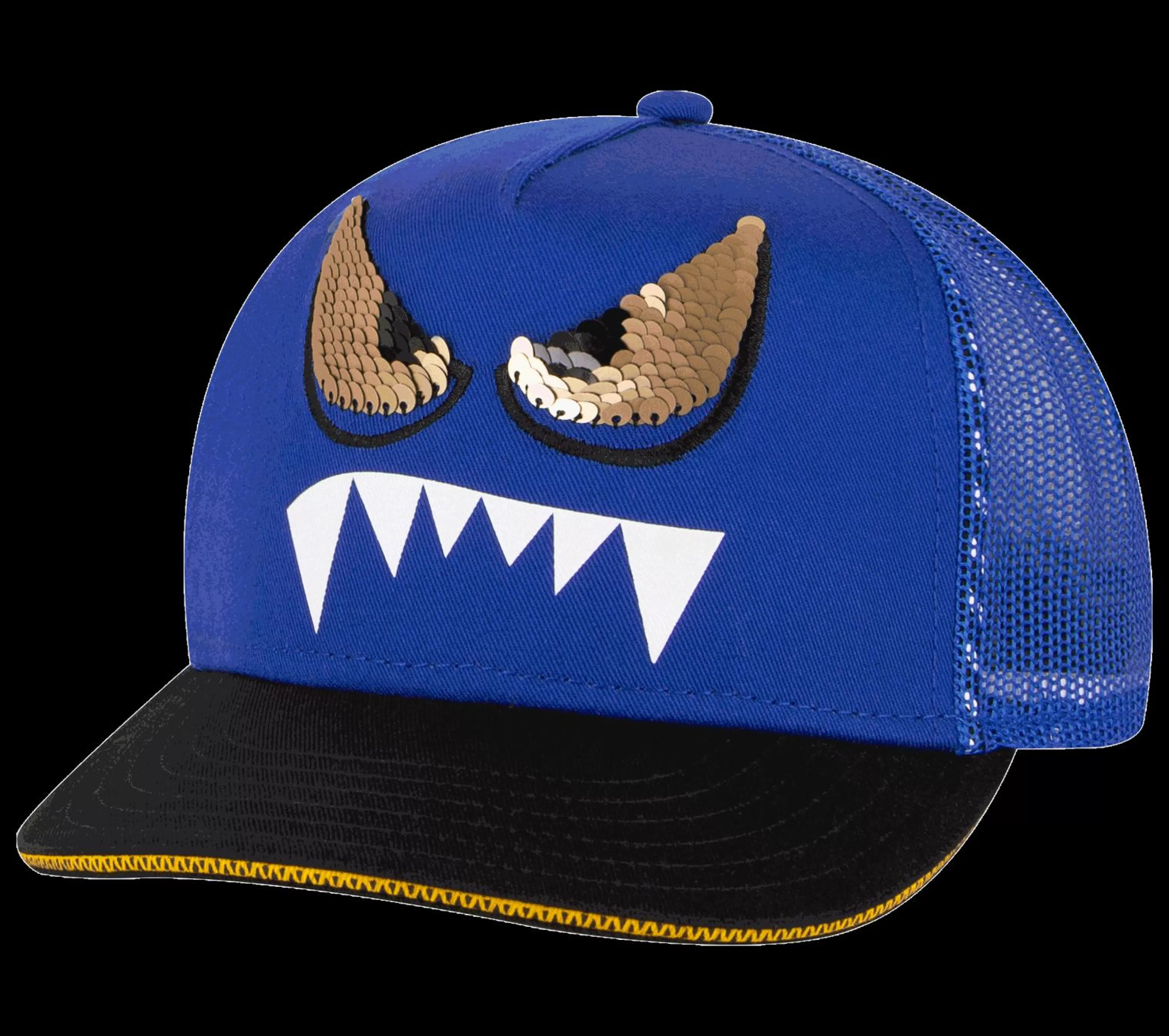 SKECHERS Petten^ Monster Eyes Trucker Hat BLAUW / ZWART