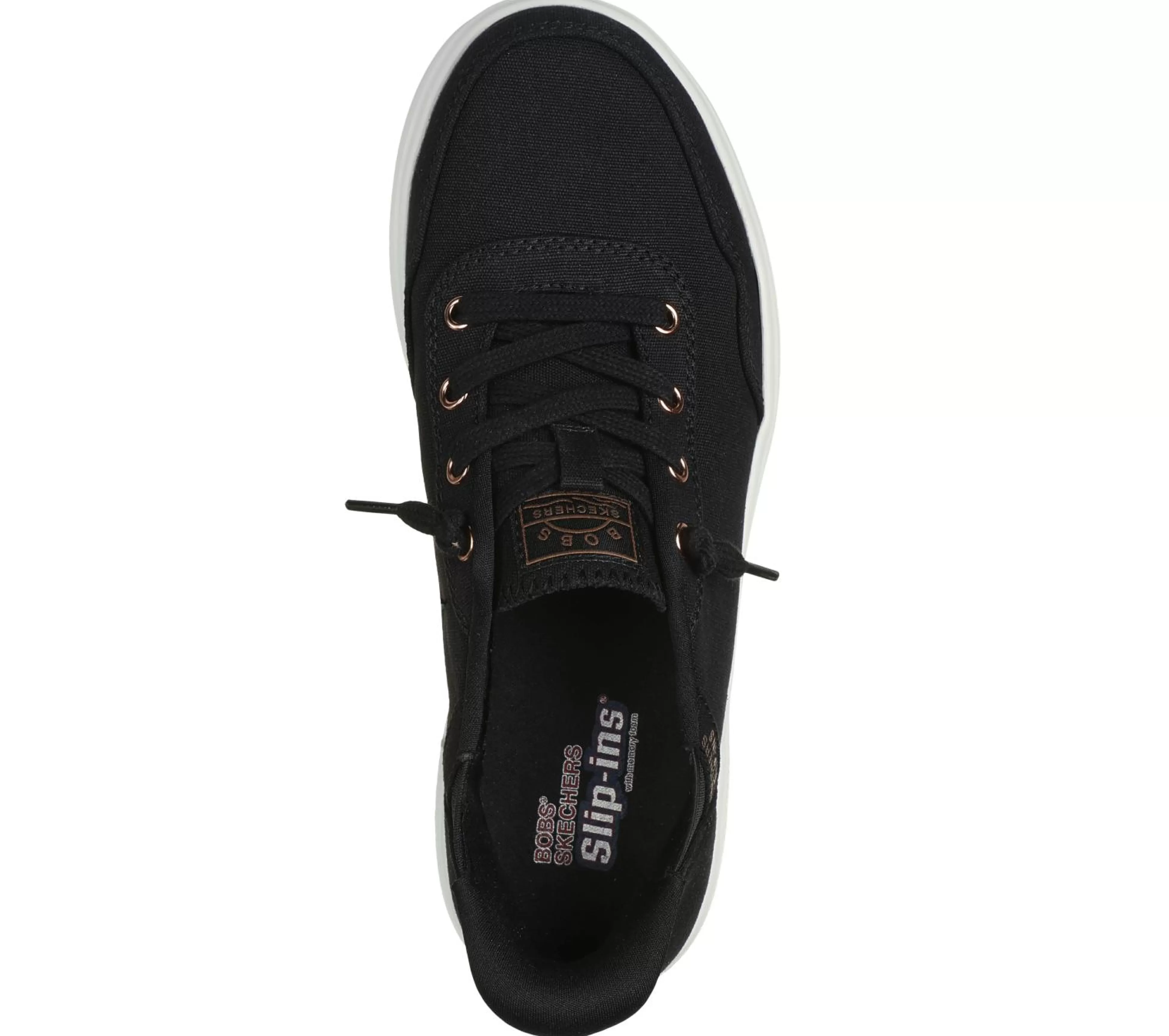 SKECHERS Instappers | Hands Free Slip-Ins^ Slip-ins: BOBS Skip Cute - B Cute Sweet ZWART