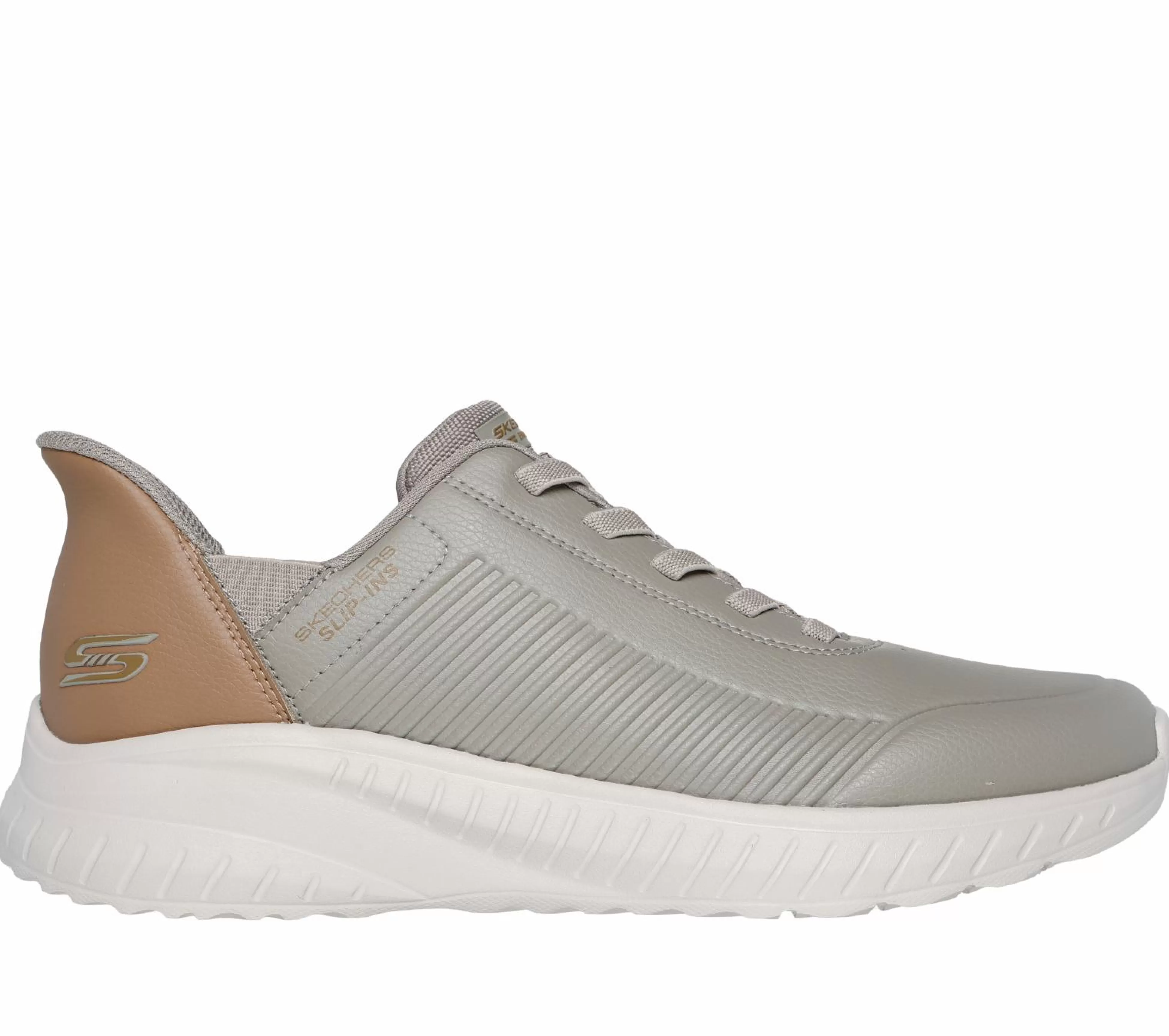 SKECHERS Instappers | Hands Free Slip-Ins^ Slip-ins: BOBS Sport Squad Chaos TAUPE