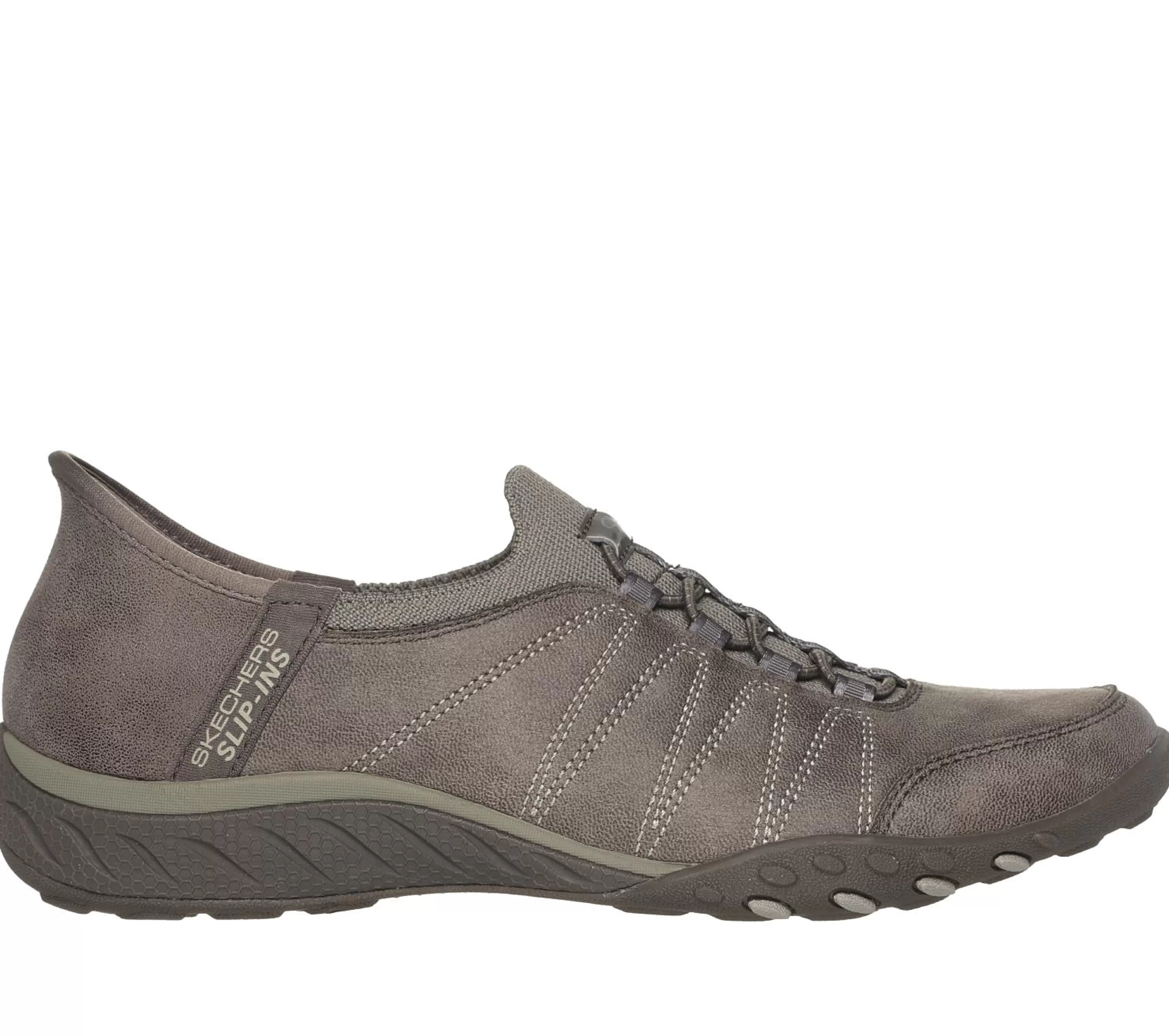 SKECHERS Instappers | Hands Free Slip-Ins^ Slip-ins: Breathe-Easy - Home-Body DONKER TAUPE