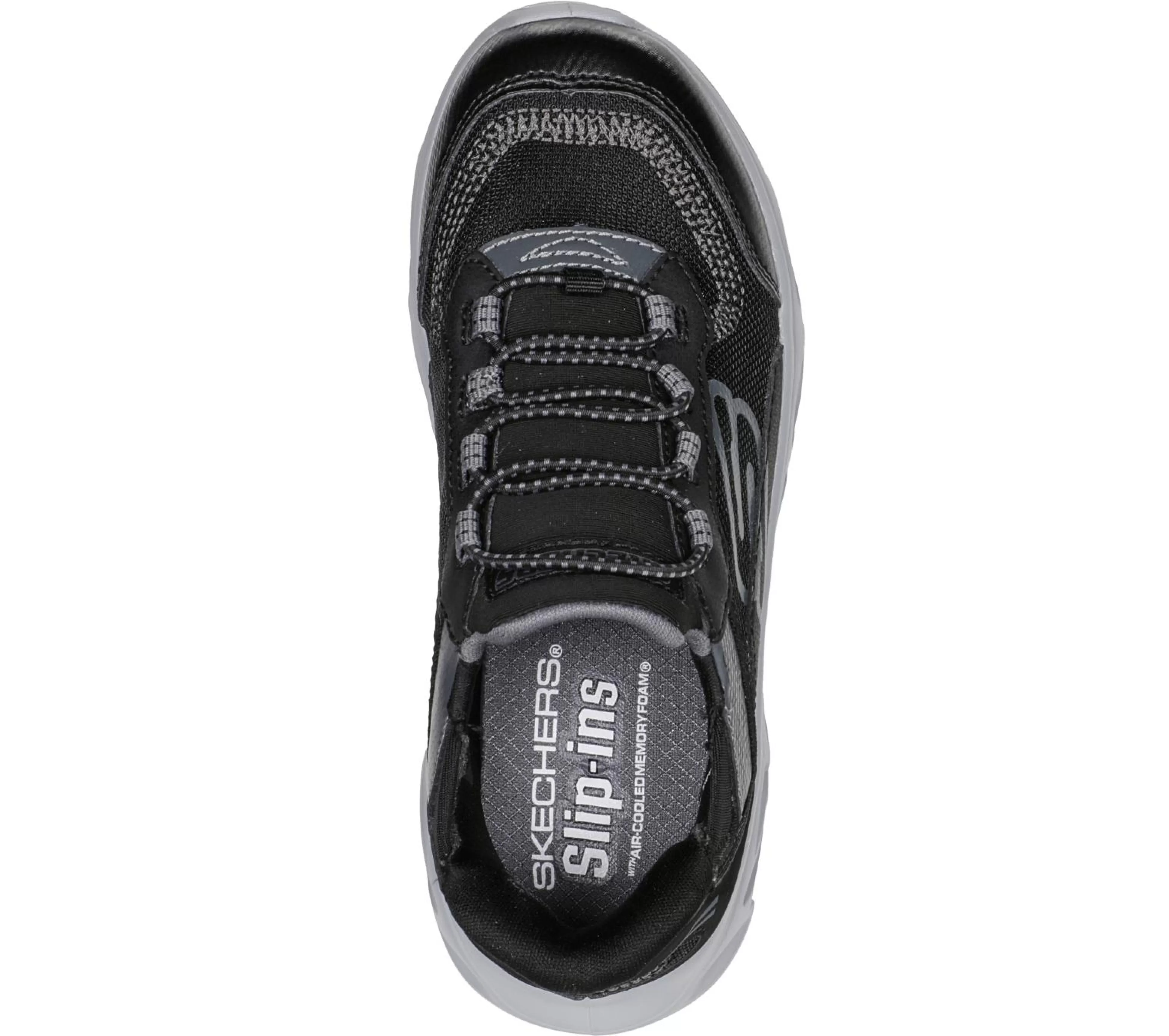 SKECHERS Instappers | Hands Free Slip-Ins^ Slip-Ins: Flex Glide ZWART / HOUTSKOOL