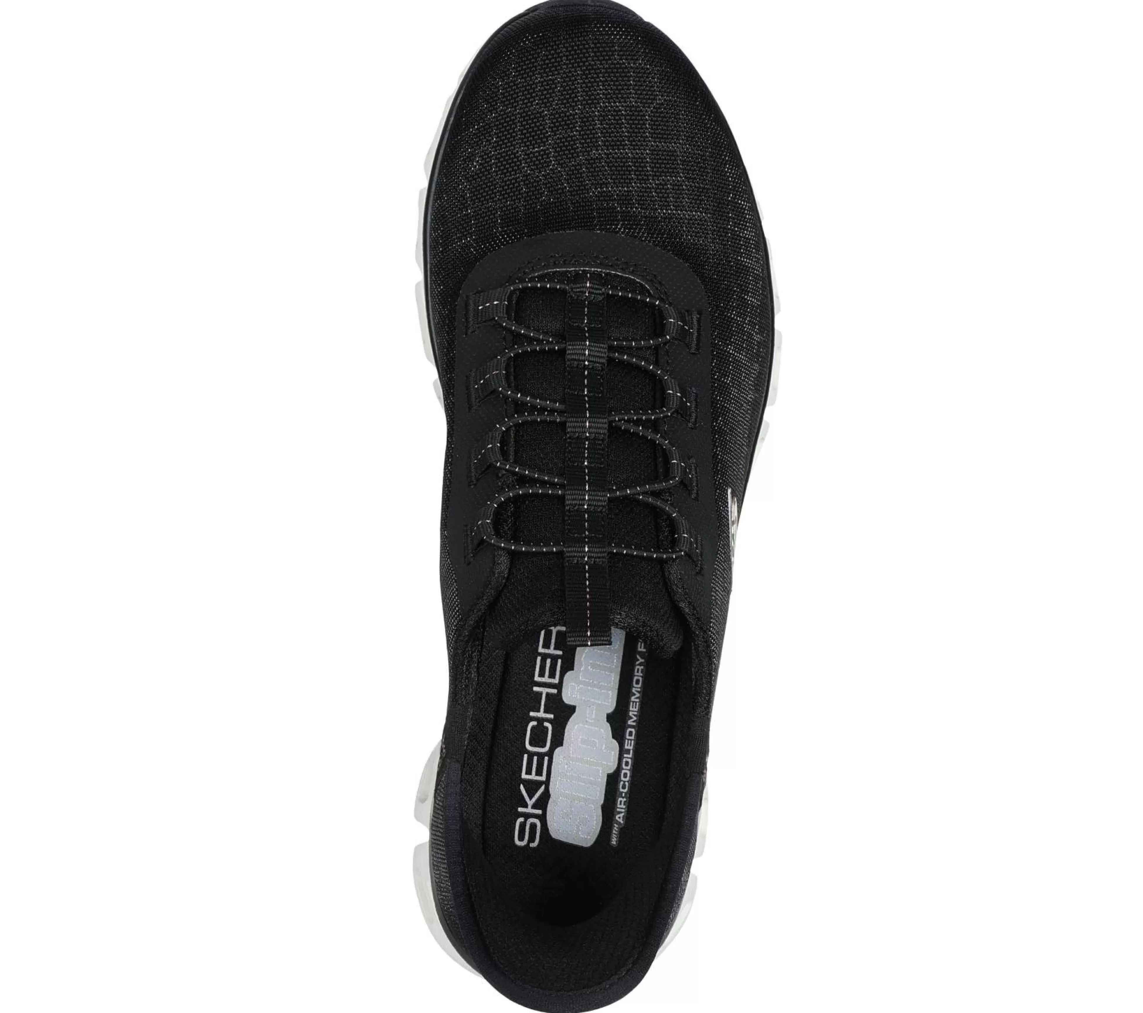 SKECHERS Instappers | Hands Free Slip-Ins^ Slip-ins: Glide-Step - Prism ZWART / ROOS GOUD