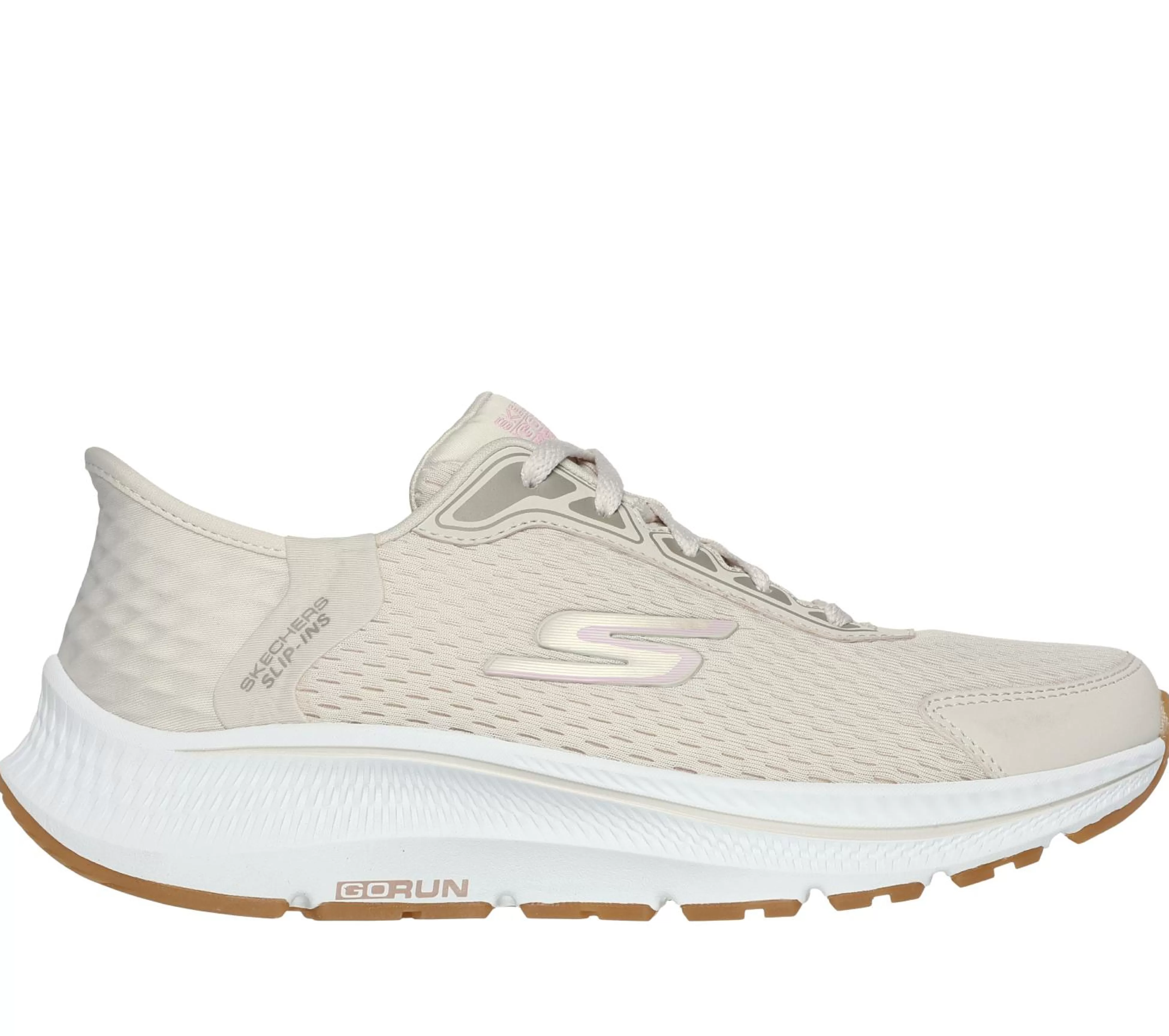 SKECHERS Instappers | Hands Free Slip-Ins^ Slip-ins: GO RUN Consistent 2.0 - Endure NATUURLIJK / ROZE