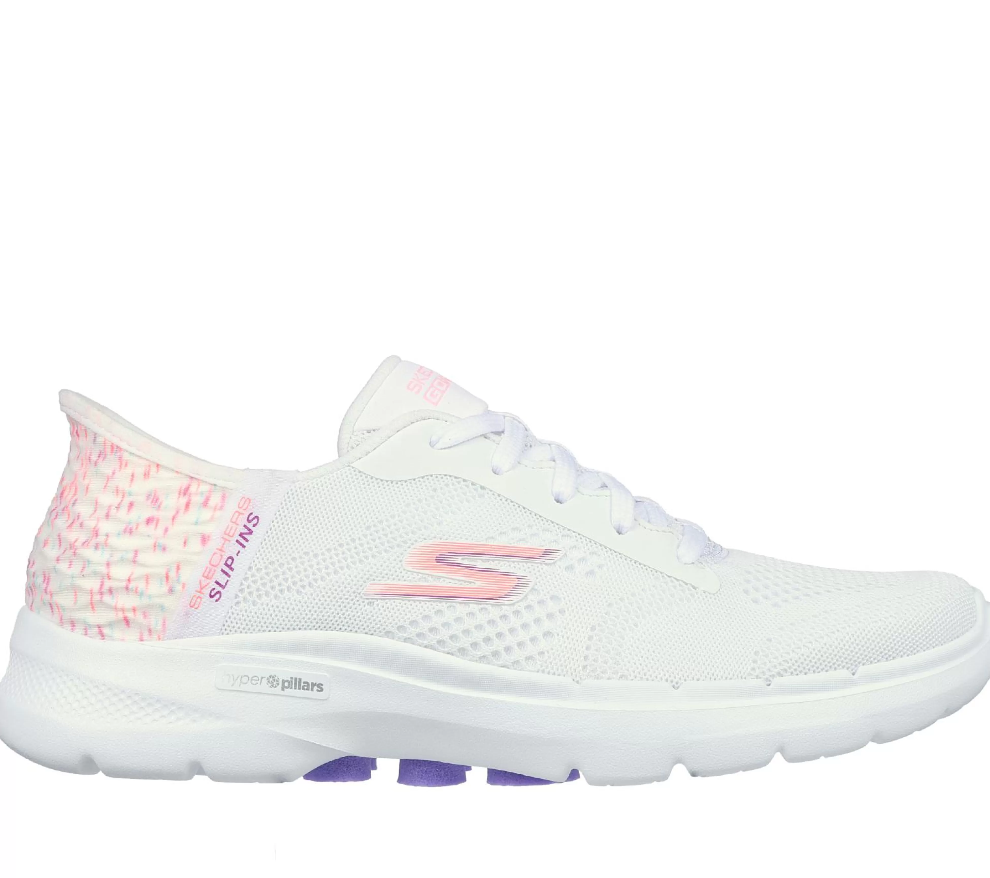 SKECHERS Instappers | Hands Free Slip-Ins^ Slip-Ins: GO WALK 6 - Vivid Idea WIT / MULTI