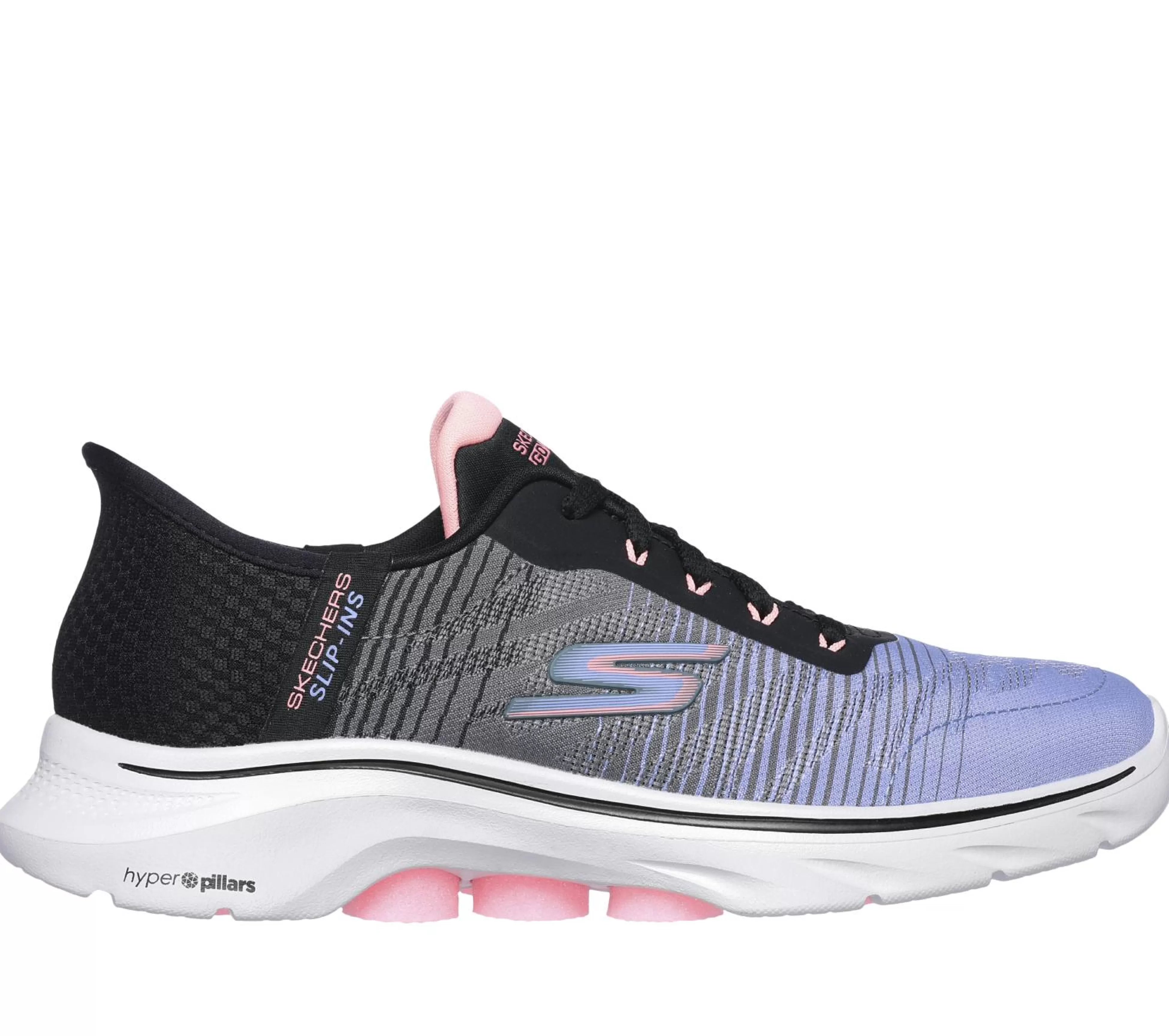 SKECHERS Instappers | Hands Free Slip-Ins^ Slip-ins: GO WALK 7 - Adel ZWART / MULTI