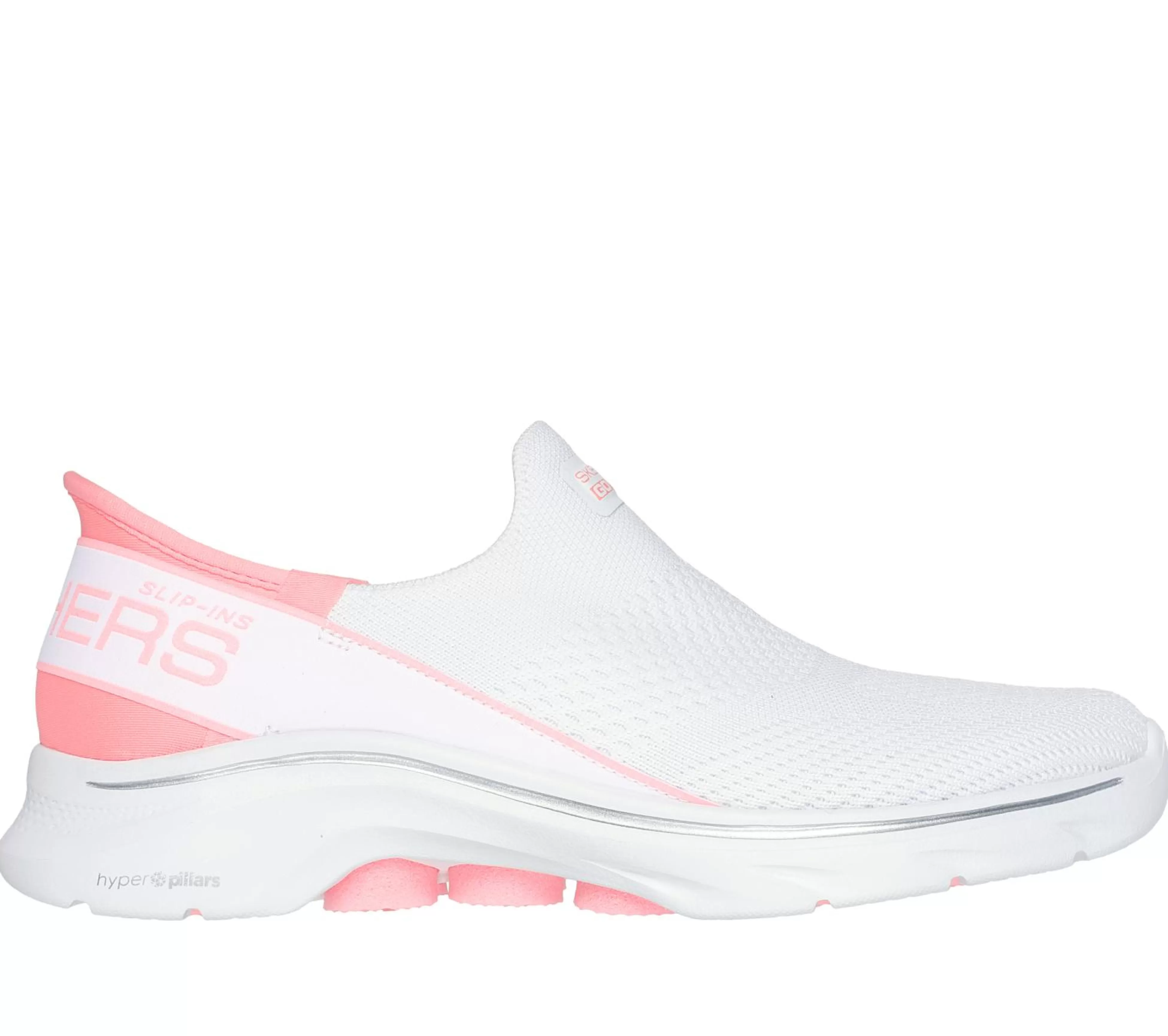 SKECHERS Instappers | Hands Free Slip-Ins^ Slip-ins: GO WALK 7 - Mia WIT / ROZE