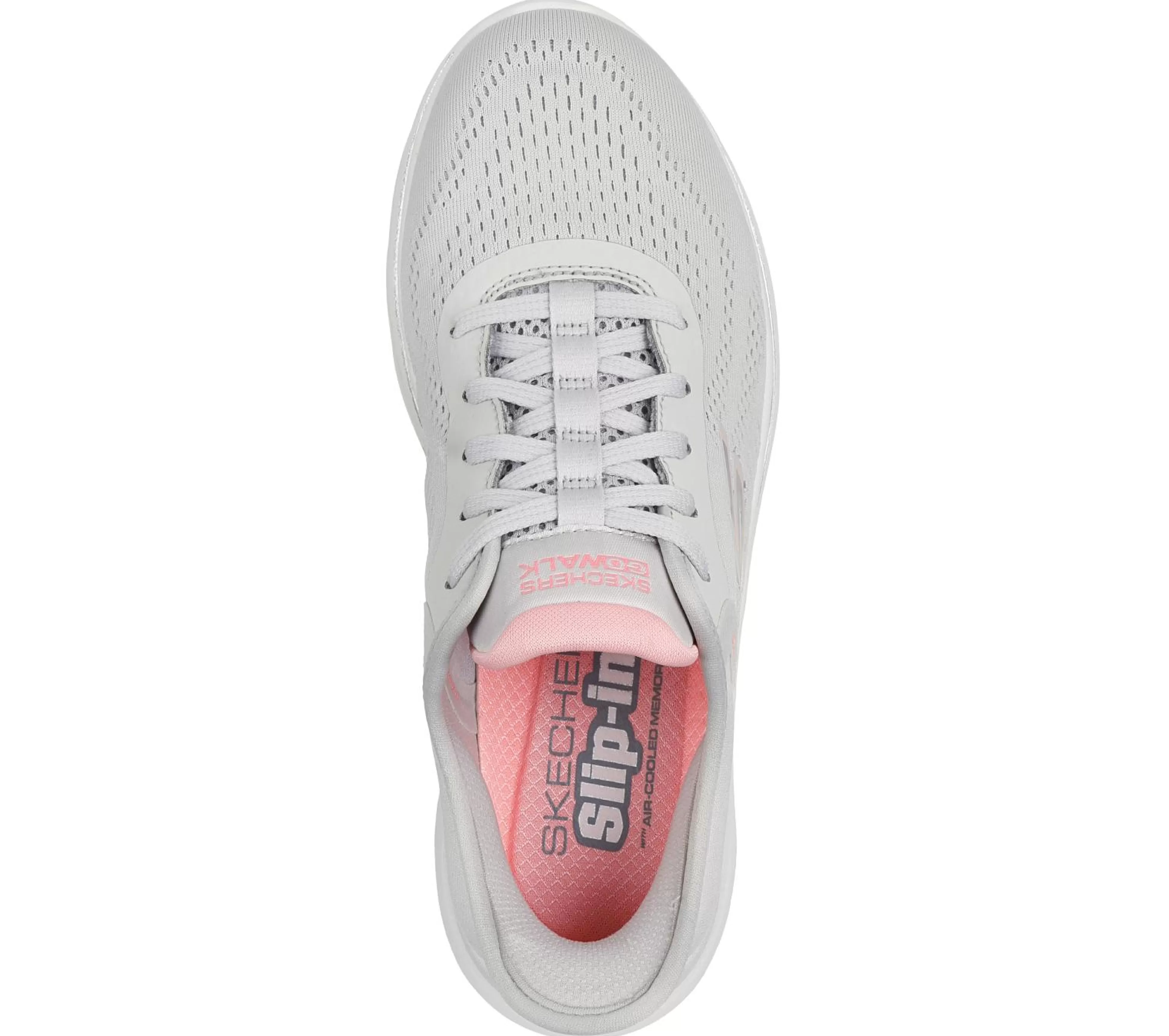 SKECHERS Instappers | Hands Free Slip-Ins^ Slip-ins: GO WALK 7 - Valin GRIJS / ROZE