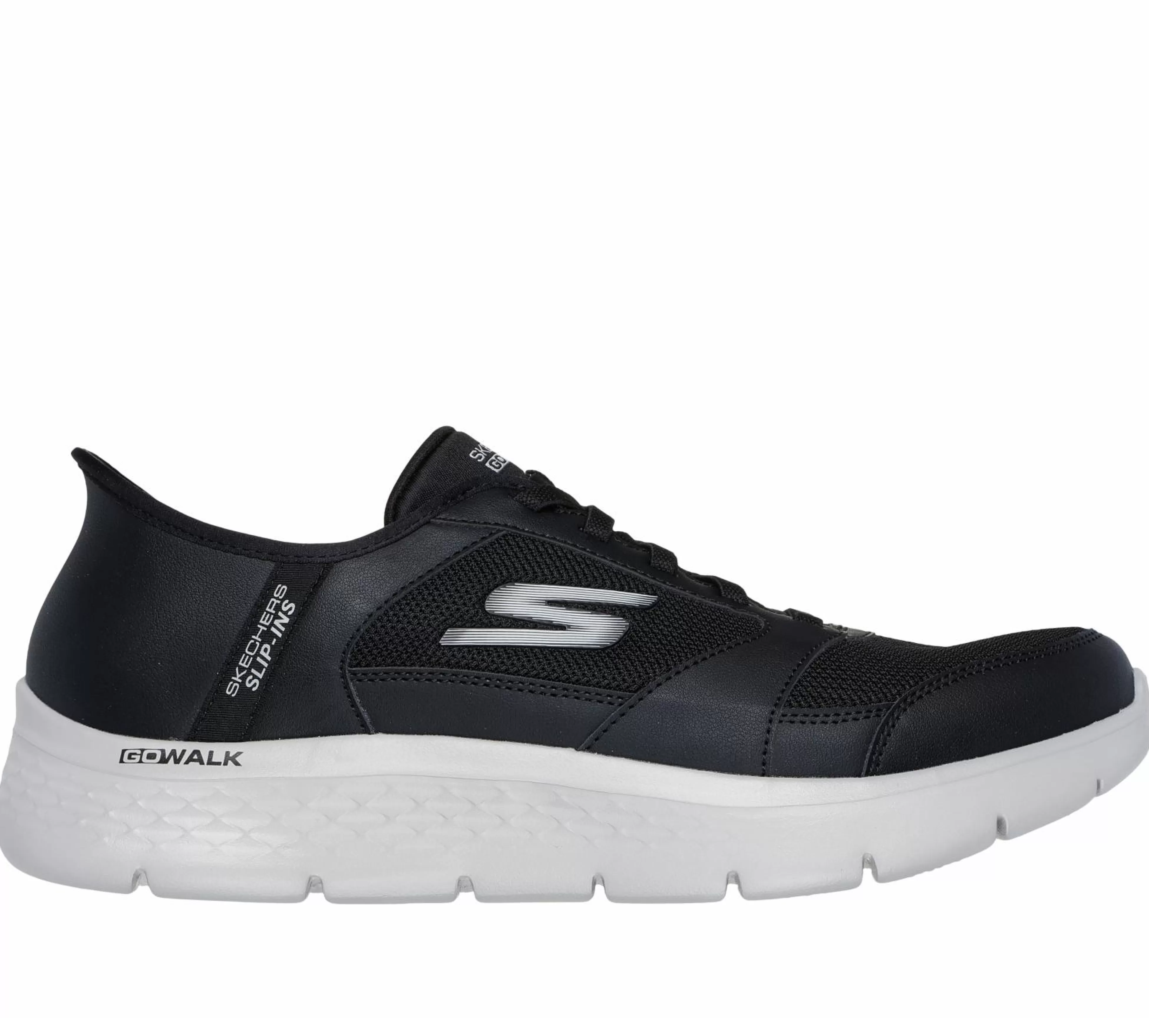 SKECHERS Instappers | Hands Free Slip-Ins^ Slip-ins: GO WALK Flex - Anza ZWART / GRIJS