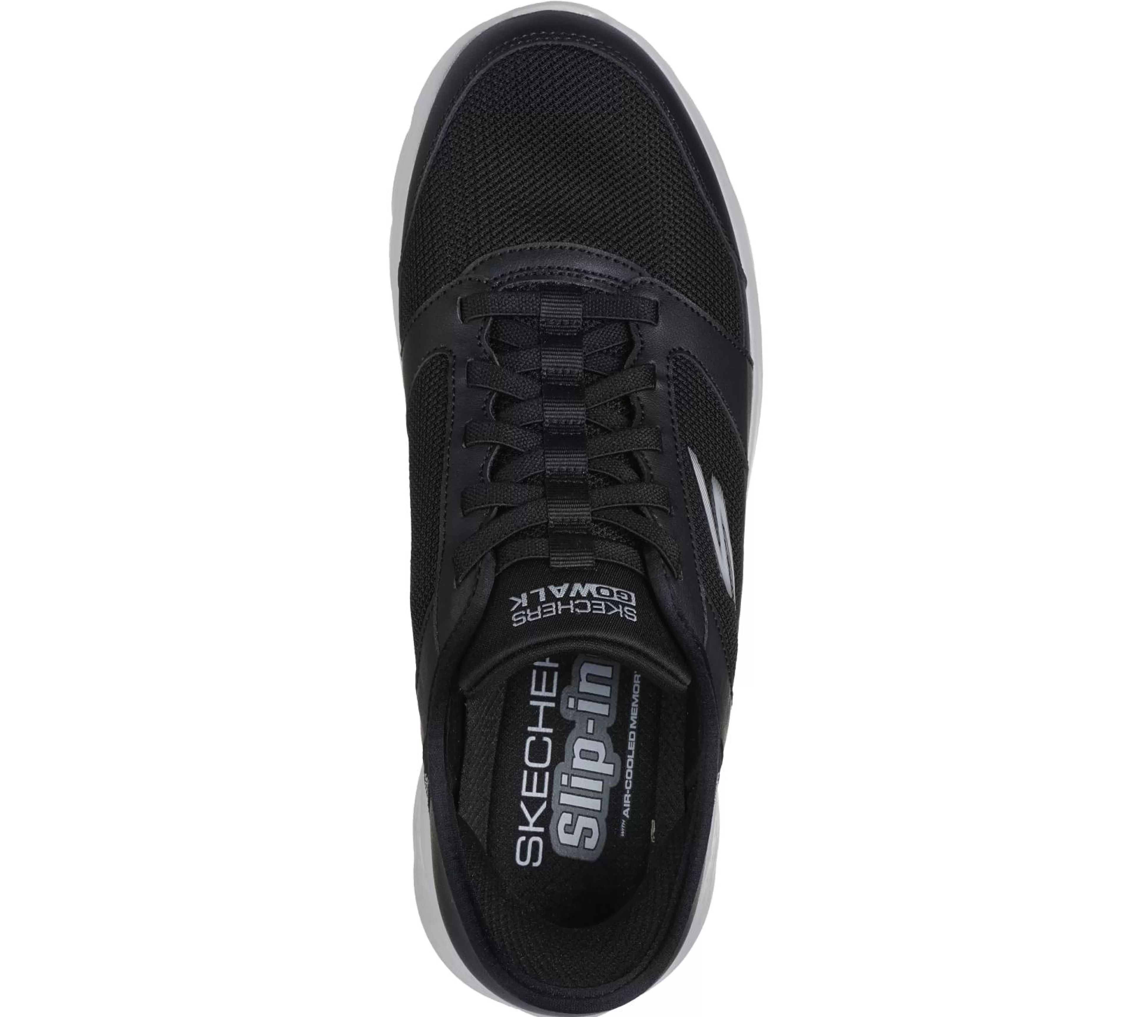 SKECHERS Instappers | Hands Free Slip-Ins^ Slip-ins: GO WALK Flex - Anza ZWART / GRIJS