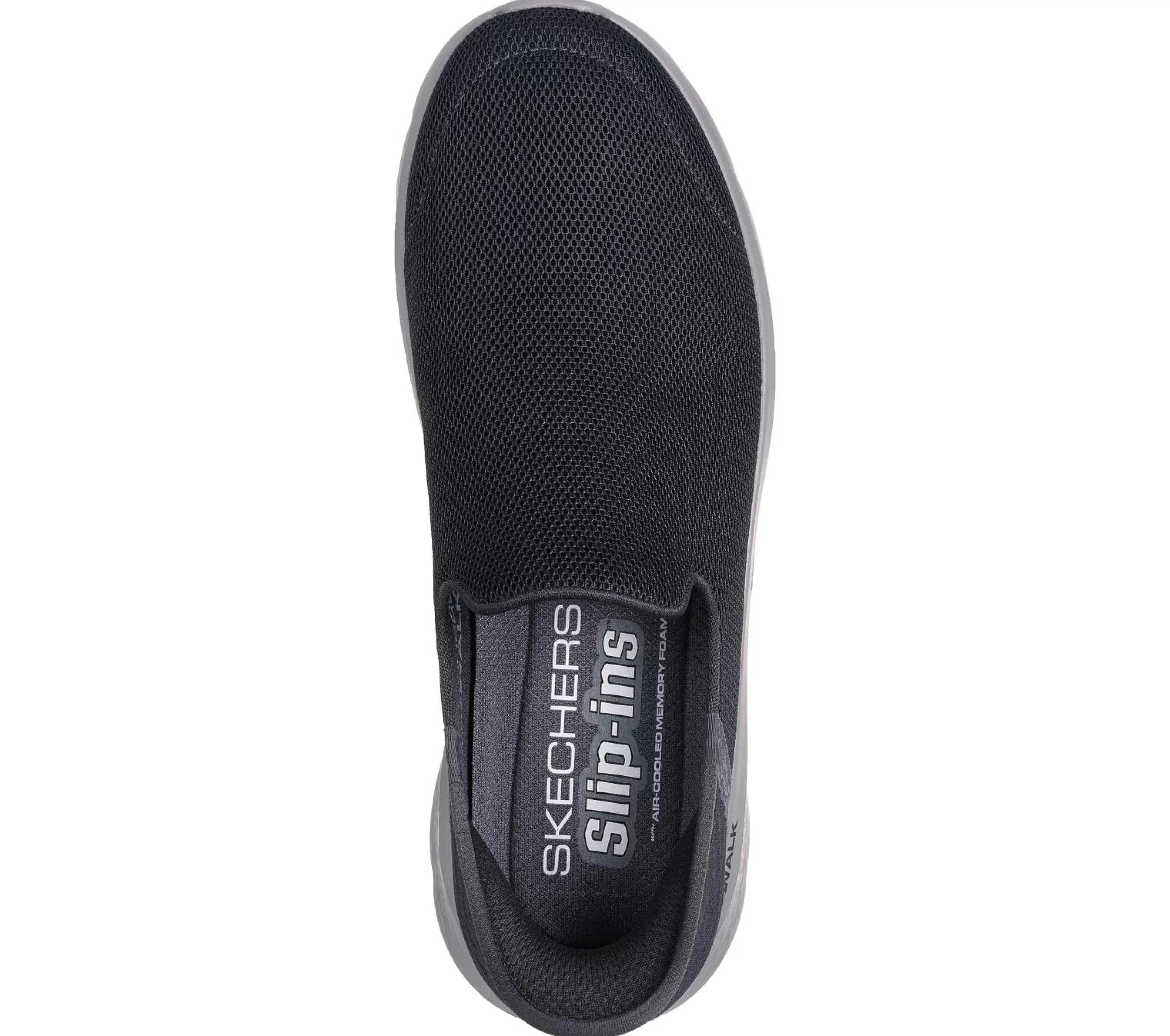 SKECHERS Instappers | Hands Free Slip-Ins^ Slip-ins: GO WALK FLEX - No Hands DONKER GRIJS