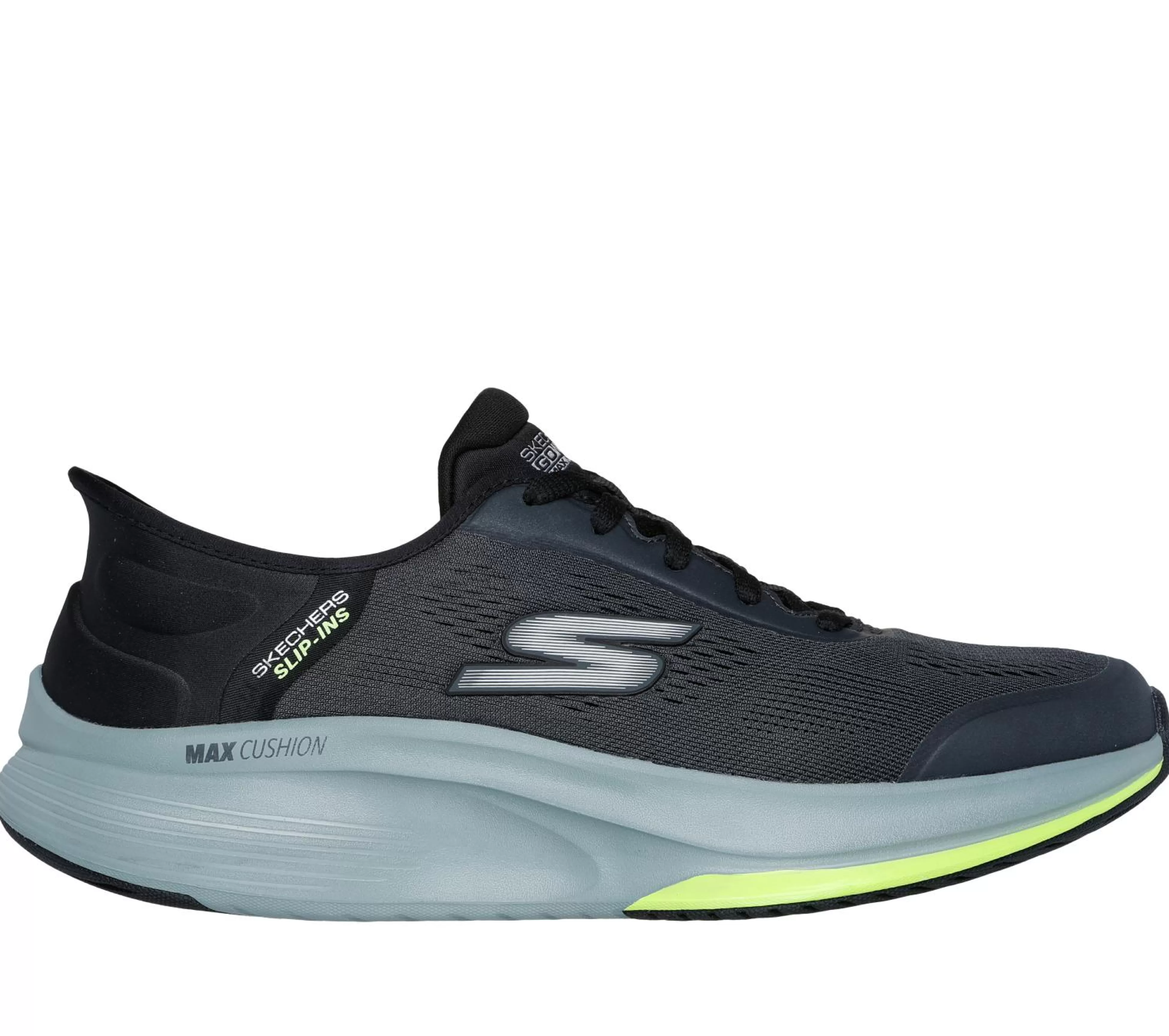 SKECHERS Instappers | Hands Free Slip-Ins^ Slip-ins: GO WALK Max Walker - Next Generation HOUTSKOOL / ZWART