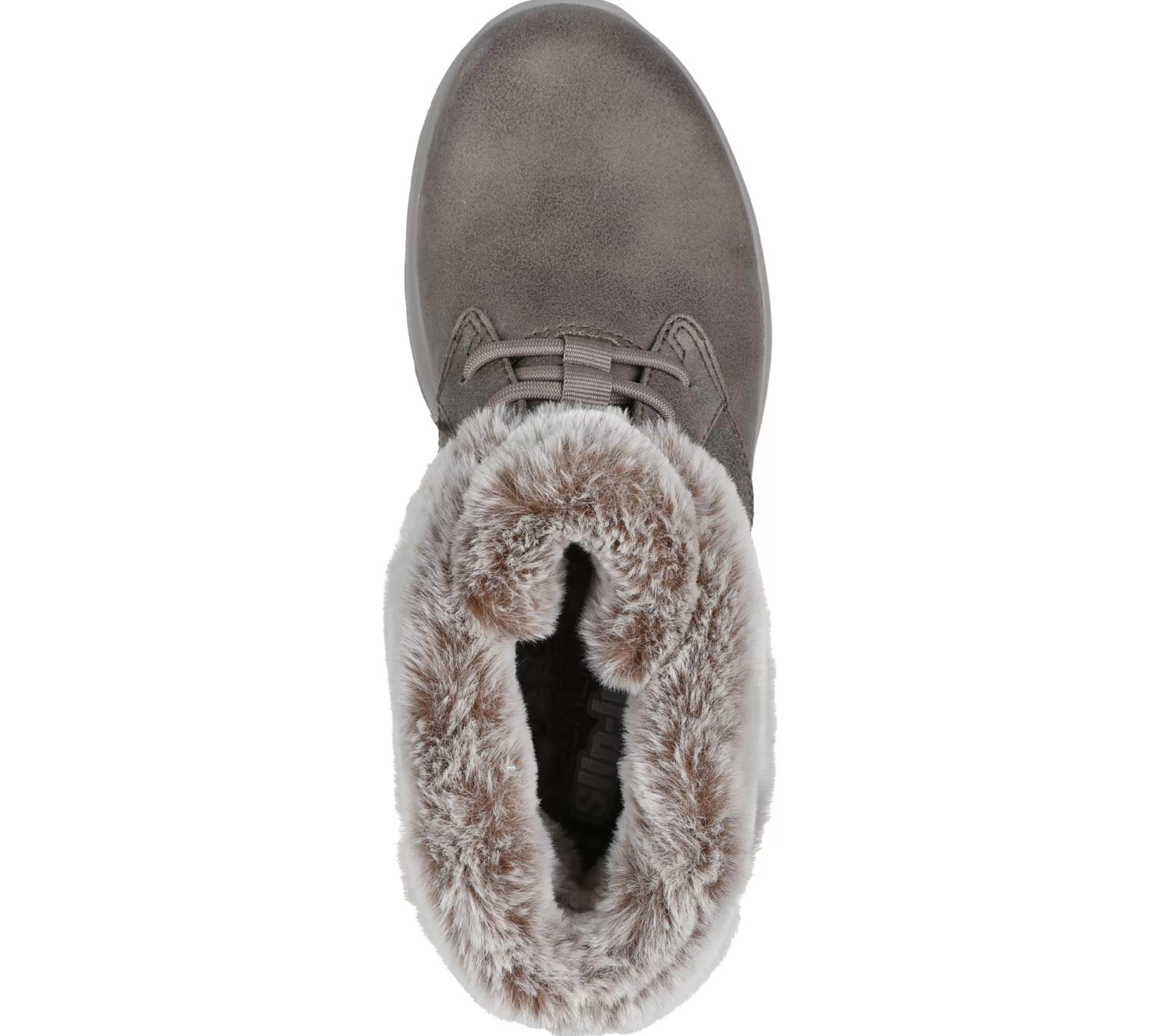 SKECHERS Instappers | Boots^ Slip-ins: On-the-GO Joy - Cozy Charm DONKER TAUPE