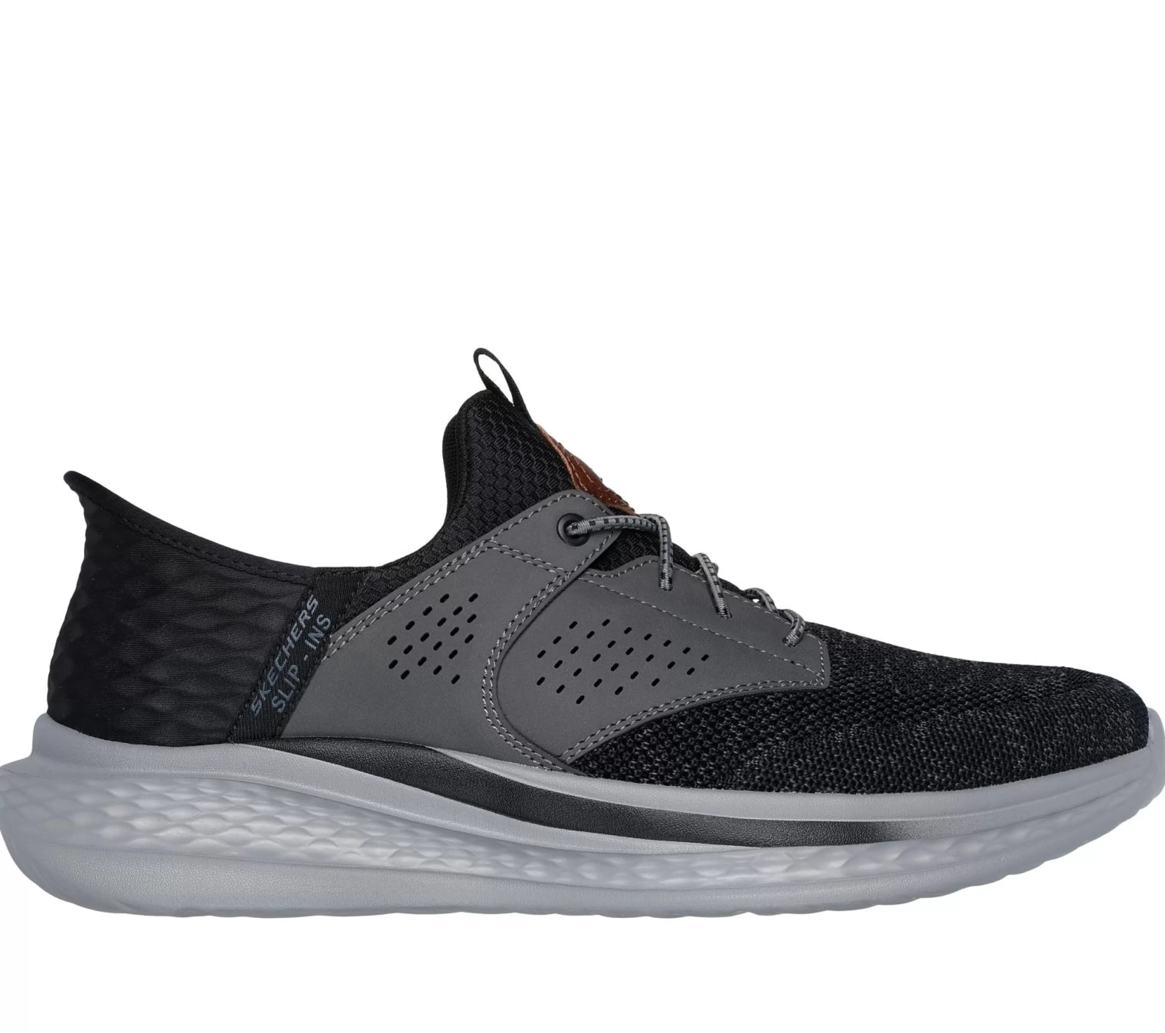 SKECHERS Hands Free Slip-Ins | Casual Sneakers^ Slip-ins Relaxed Fit: Slade - Caster ZWART / GRIJS