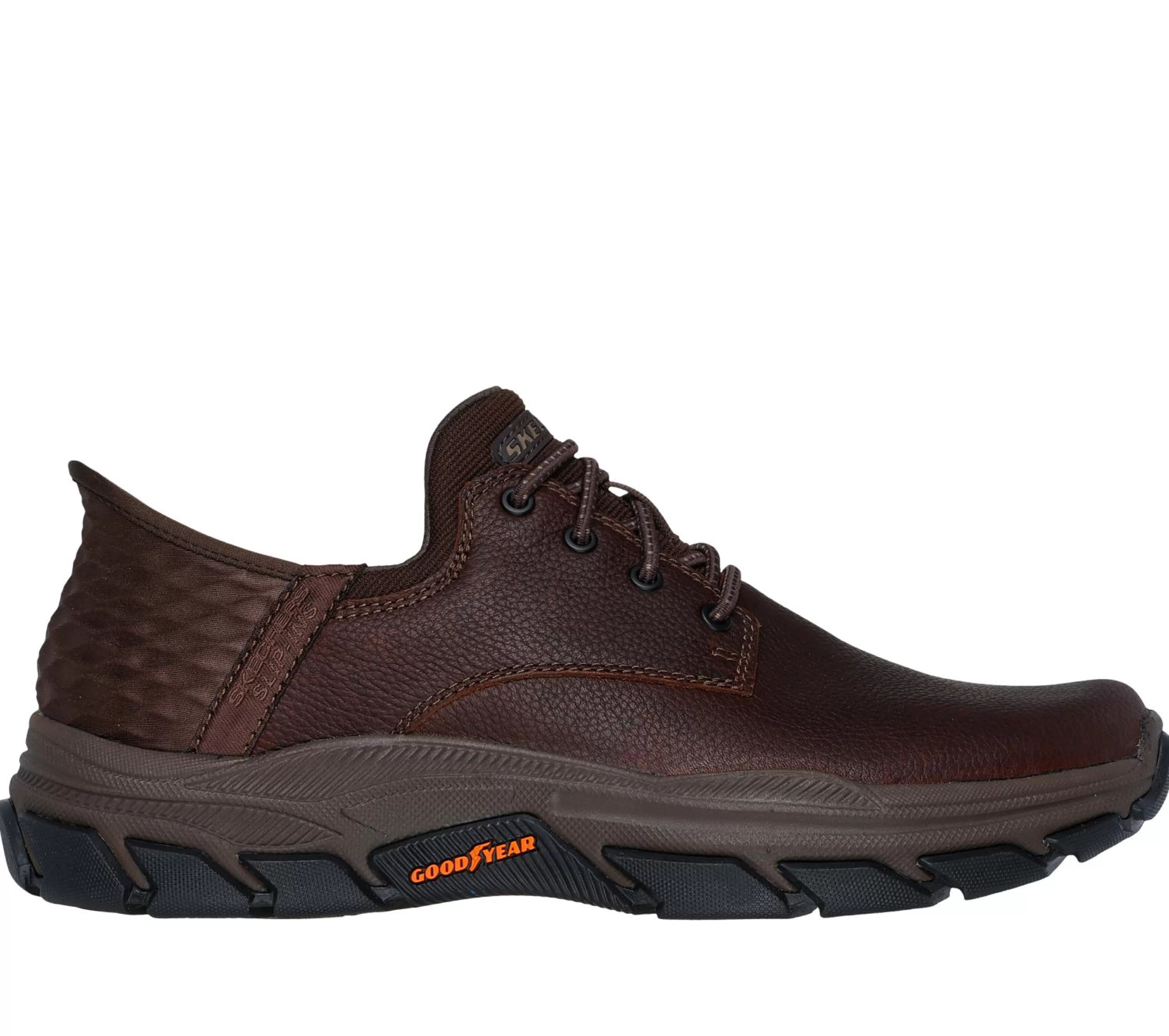 SKECHERS Nette Schoenen | Instappers^ Slip-ins: Respected - Garville ROOD / BRUIN