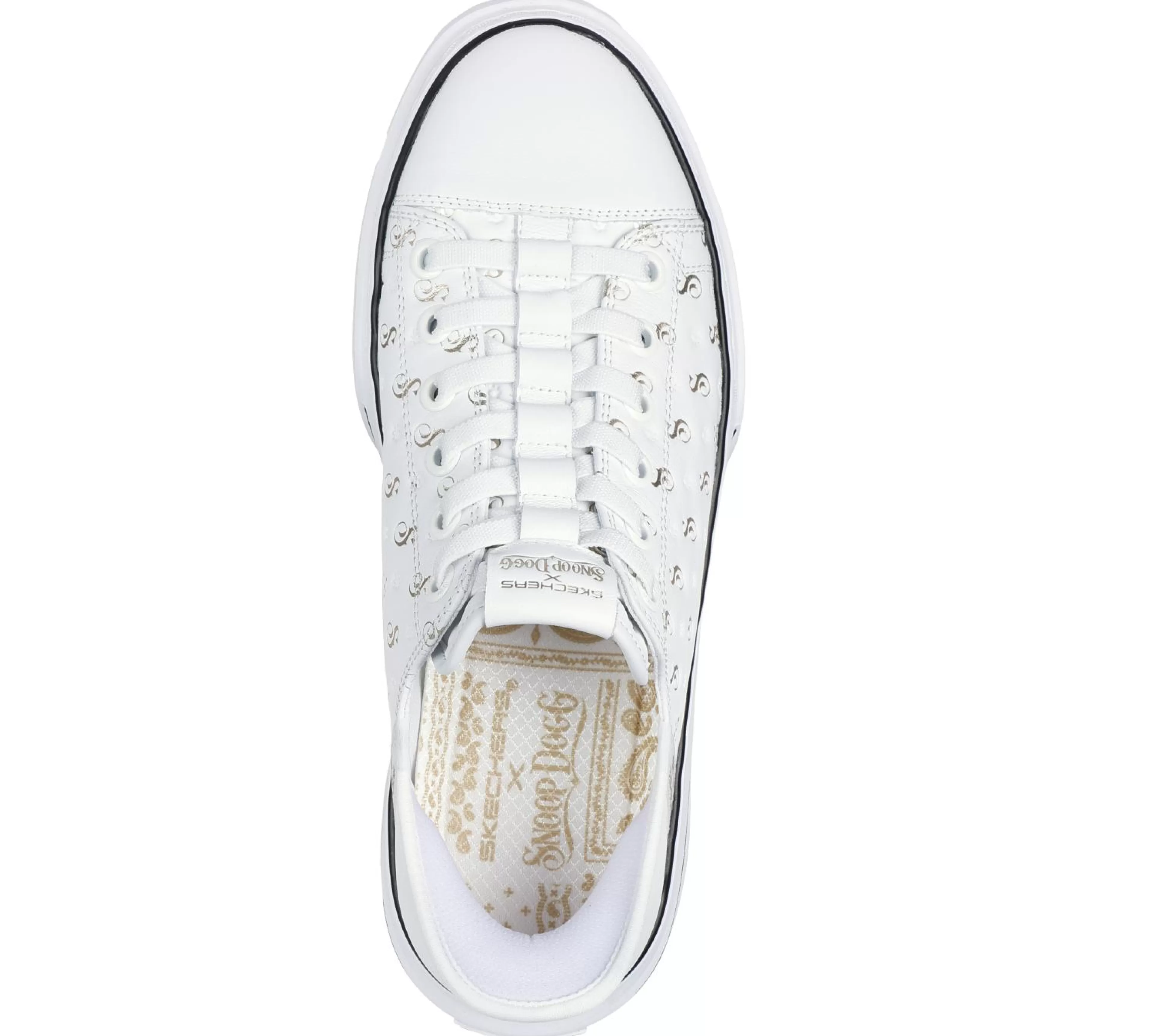 SKECHERS Hands Free Slip-Ins^ Slip-ins: Snoop One - Low Dogg S-Print WIT / GOUD