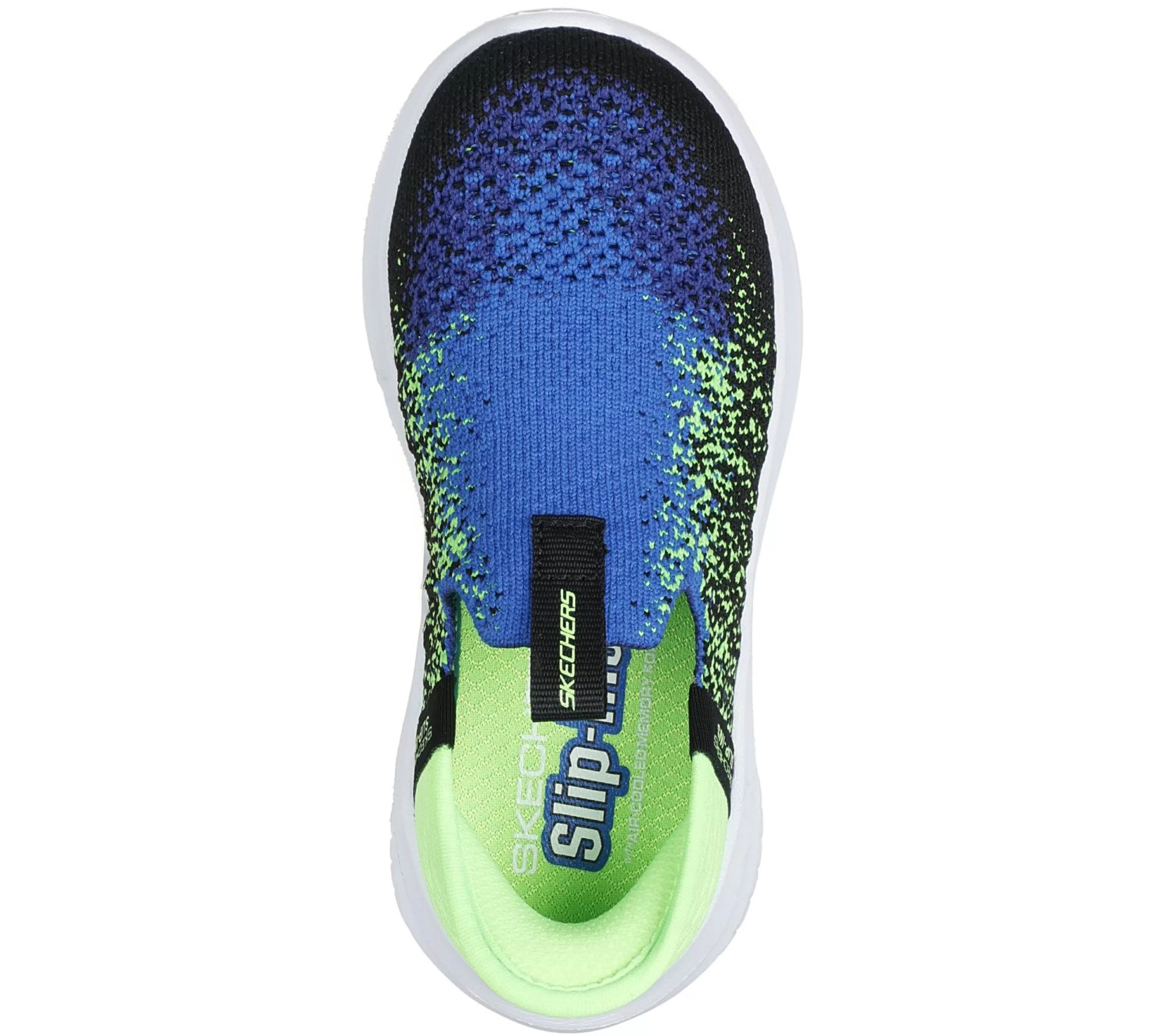 SKECHERS Instappers | Hands Free Slip-Ins^ Slip-ins: Ultra Flex 3.0 - Brisk-Spec ZWART / BLAUW / LIMOEN