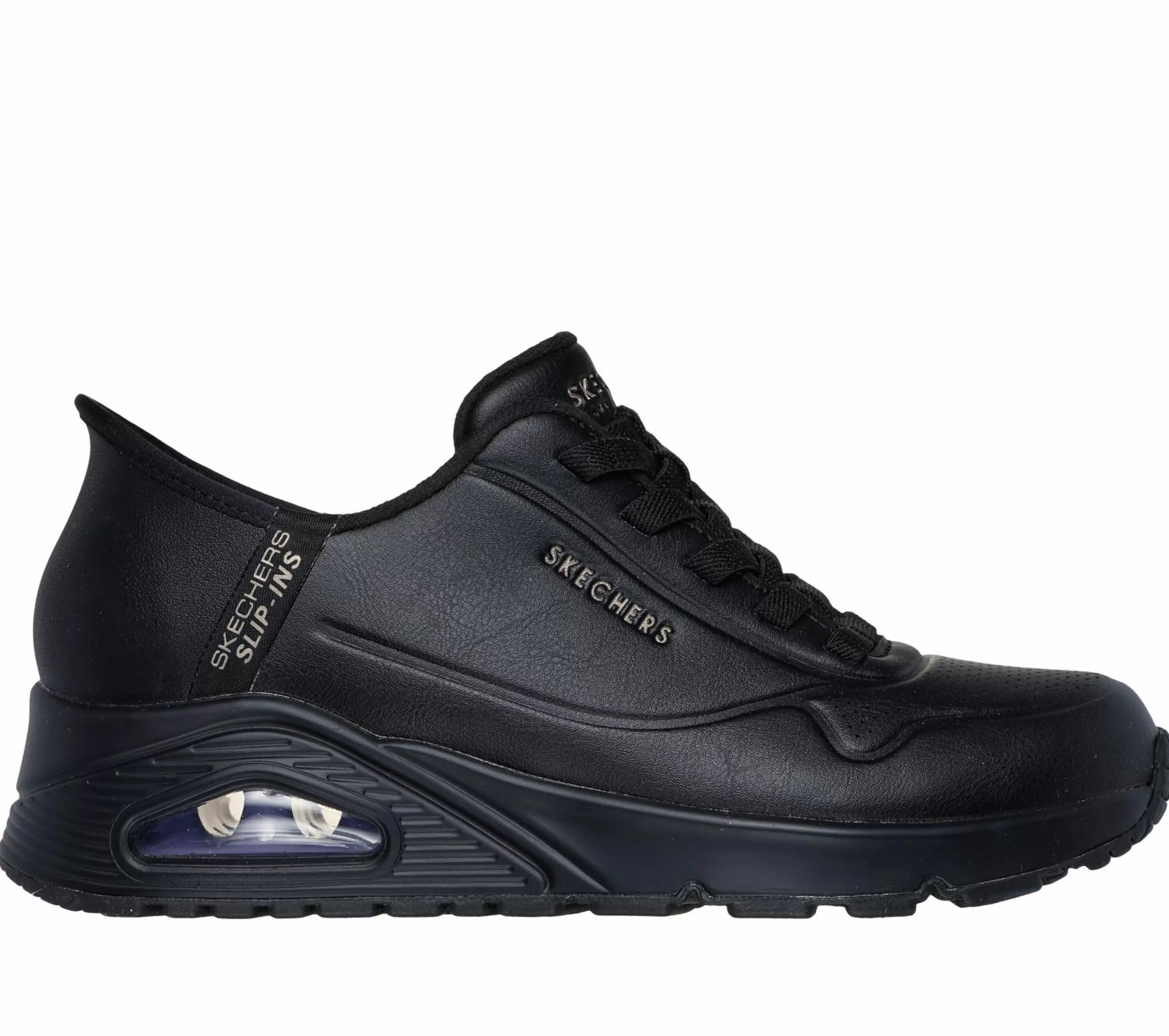 SKECHERS Sleehakken | Instappers^ Slip-ins: Uno - Easy Air ZWART