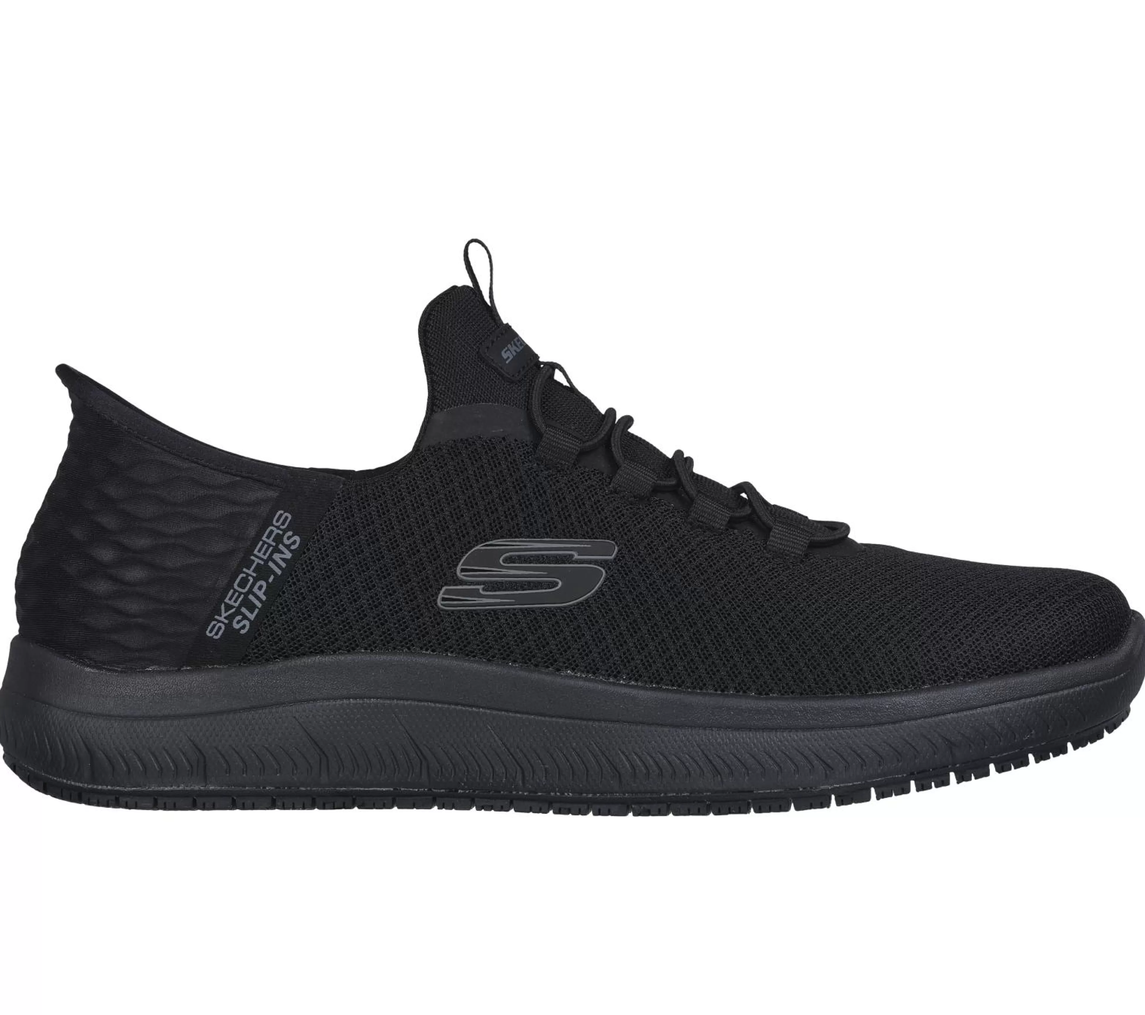 SKECHERS Work | Instappers^ Slip-ins Work Slip-Resistant: Summits - Colsin ZWART