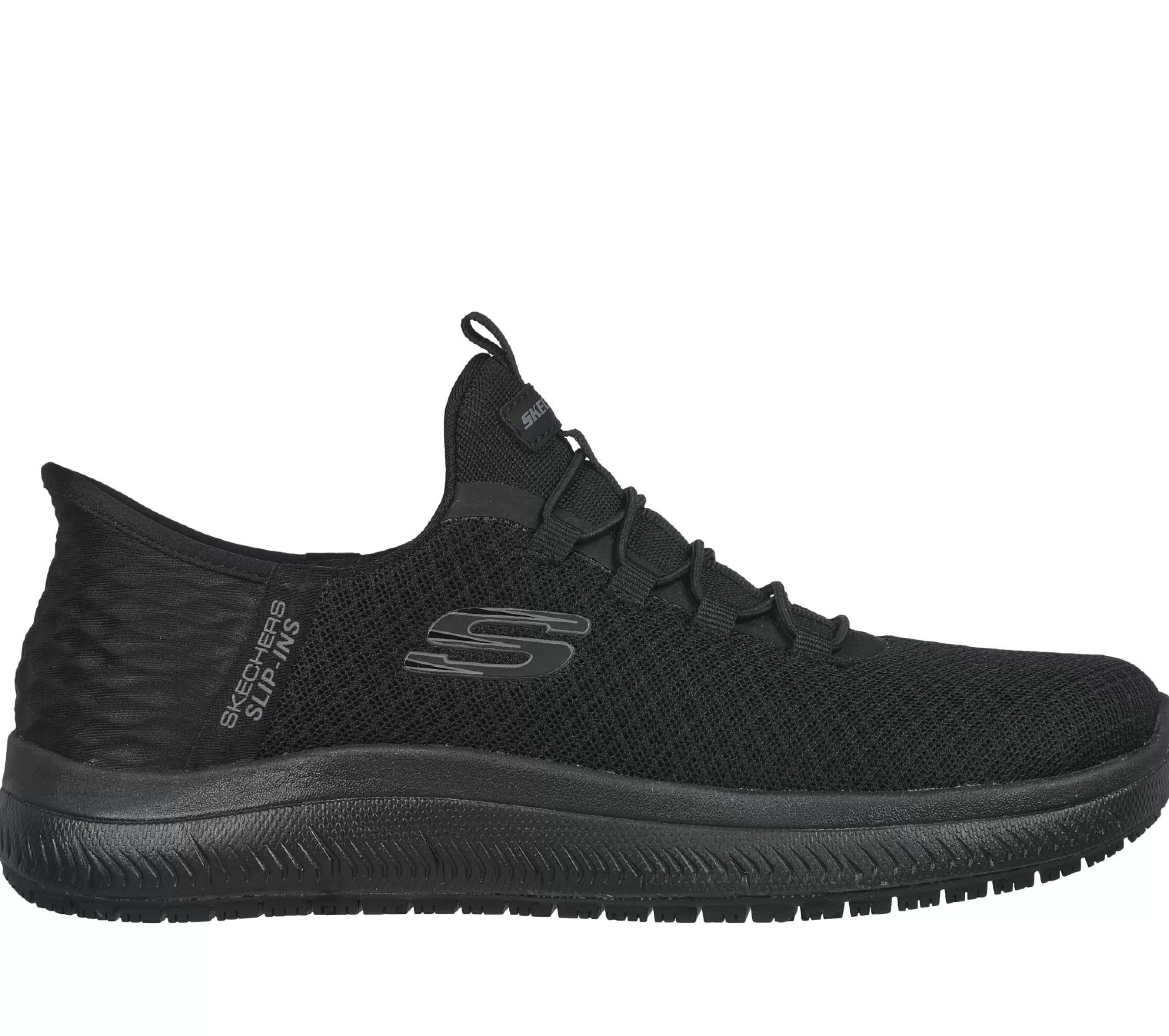 SKECHERS Work | Instappers^ Slip-ins Work: Summits SR - Enslee ZWART