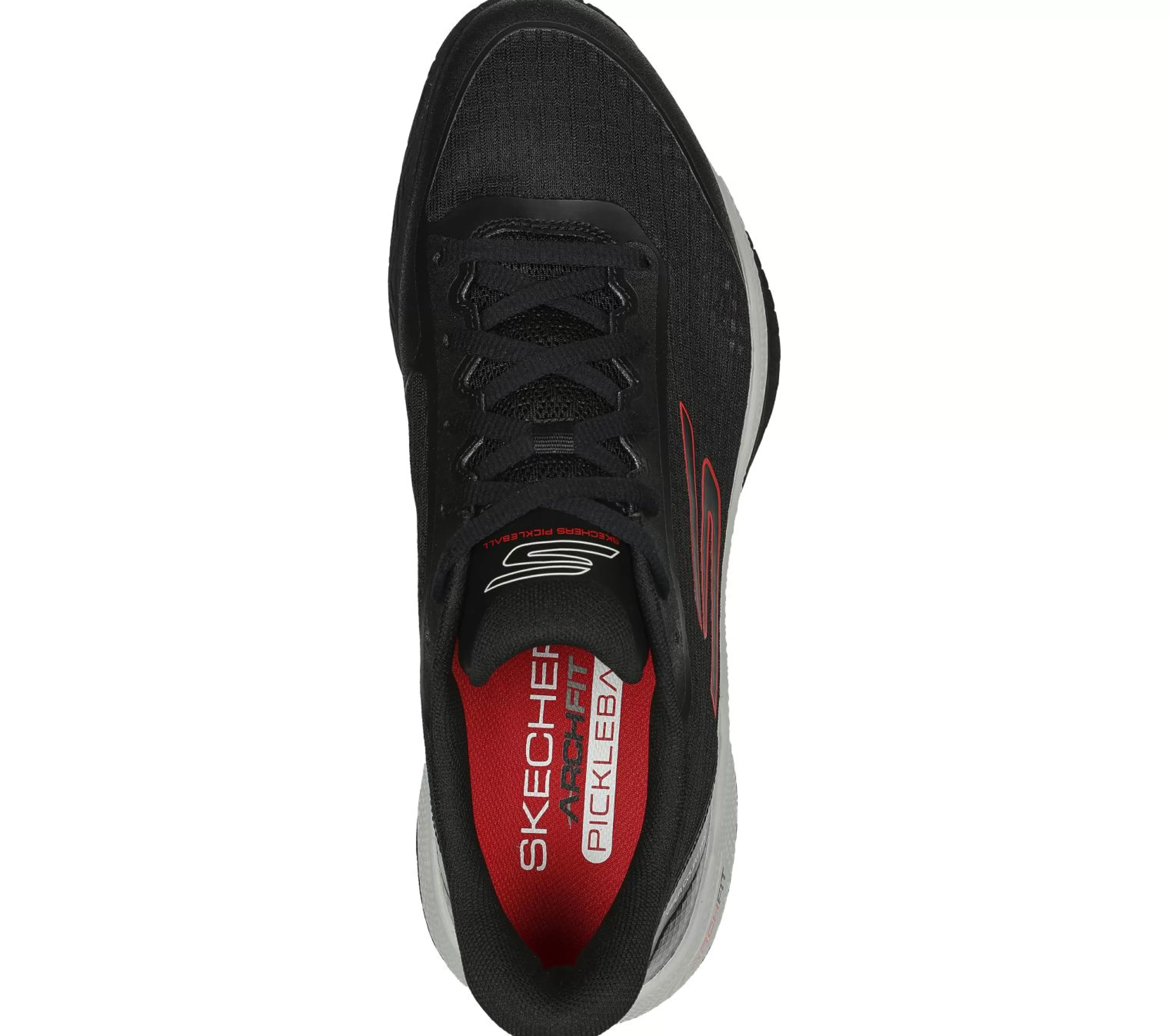 SKECHERS Veterschoenen | Sportieve Sneakers^ Viper Court Pro - Pickleball ZWART / ROOD