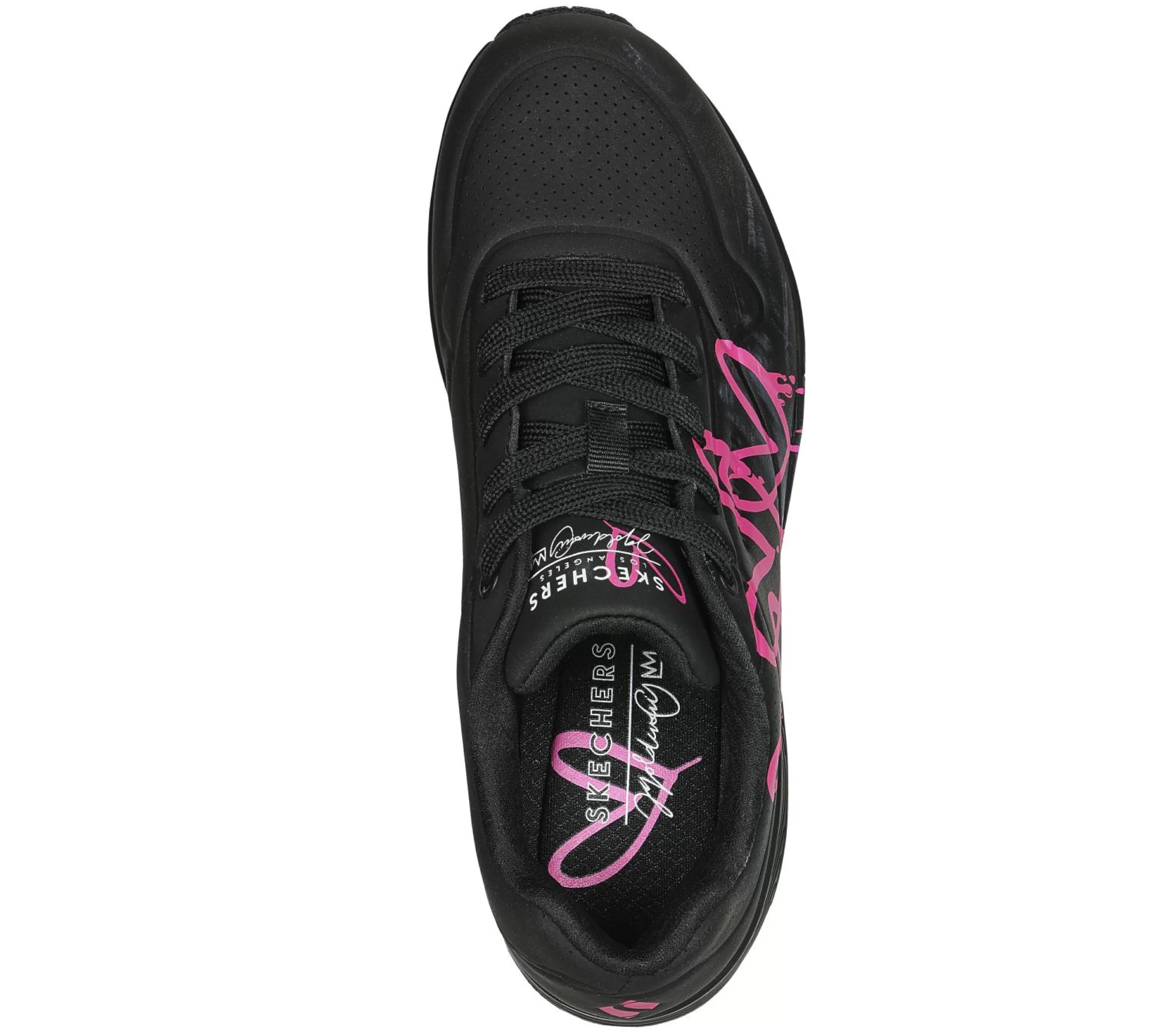 SKECHERS Veterschoenen | Casual Sneakers^ X JGoldcrown: Uno - Dripping In Love ZWART / ROZE