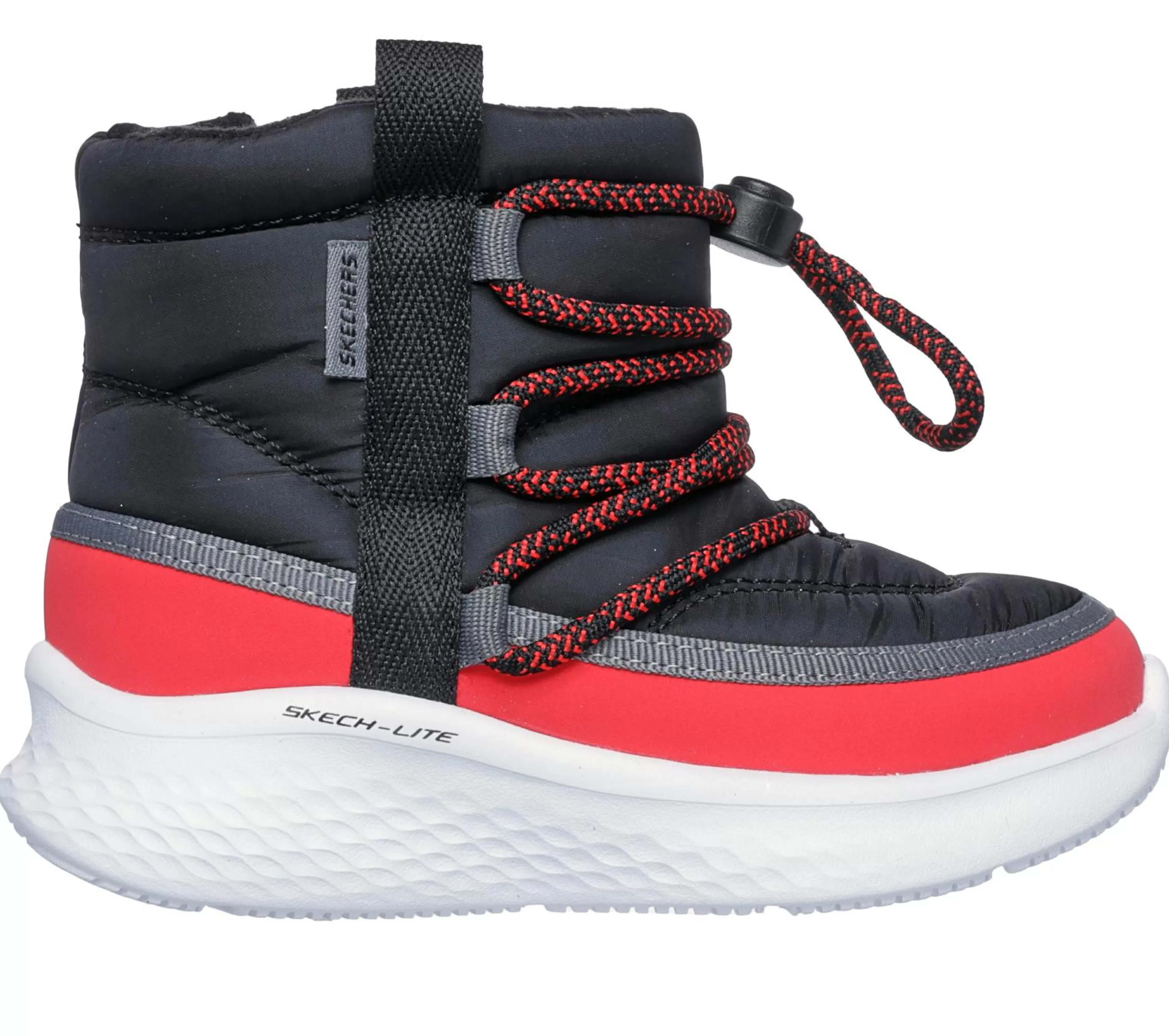 SKECHERS Boots^Skech-Lite Pro - Cozy-Glide ZWART / ROOD