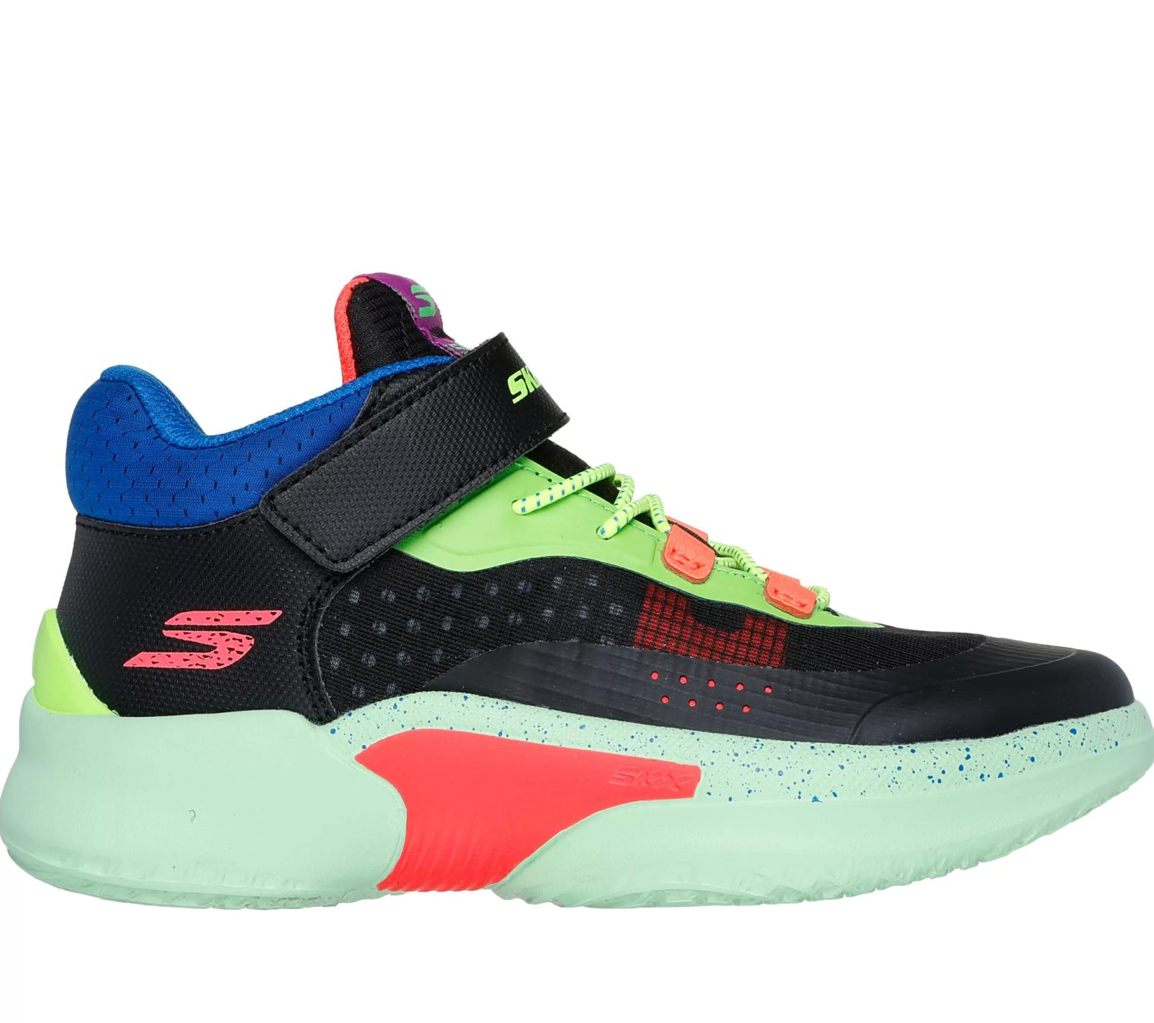 SKECHERS Instappers | Sneakers^SKX Court Hype - Hooper-Hero ZWART / MULTI