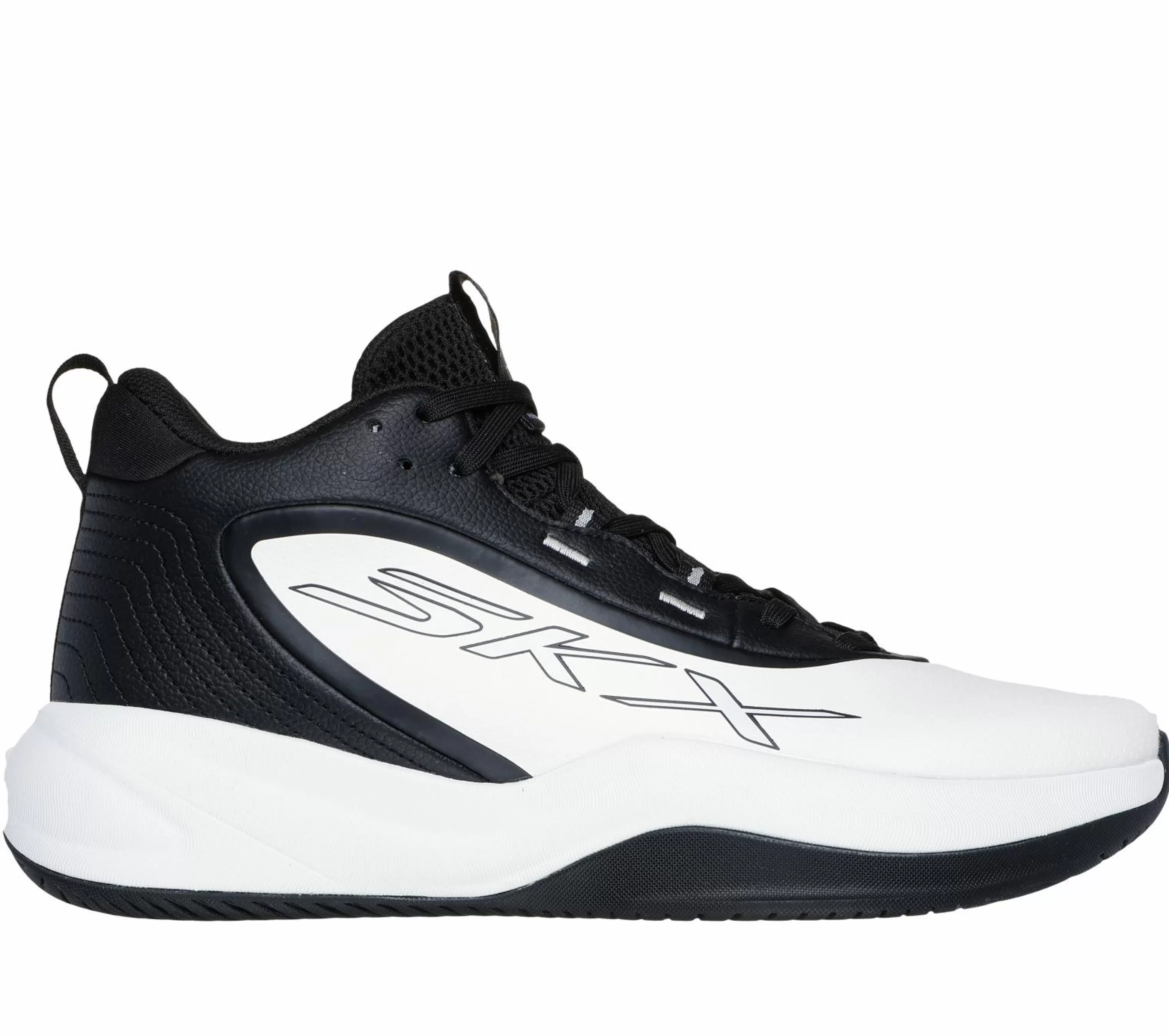 SKECHERS Sportieve Sneakers^SKX LEAGUE WIT / ZWART