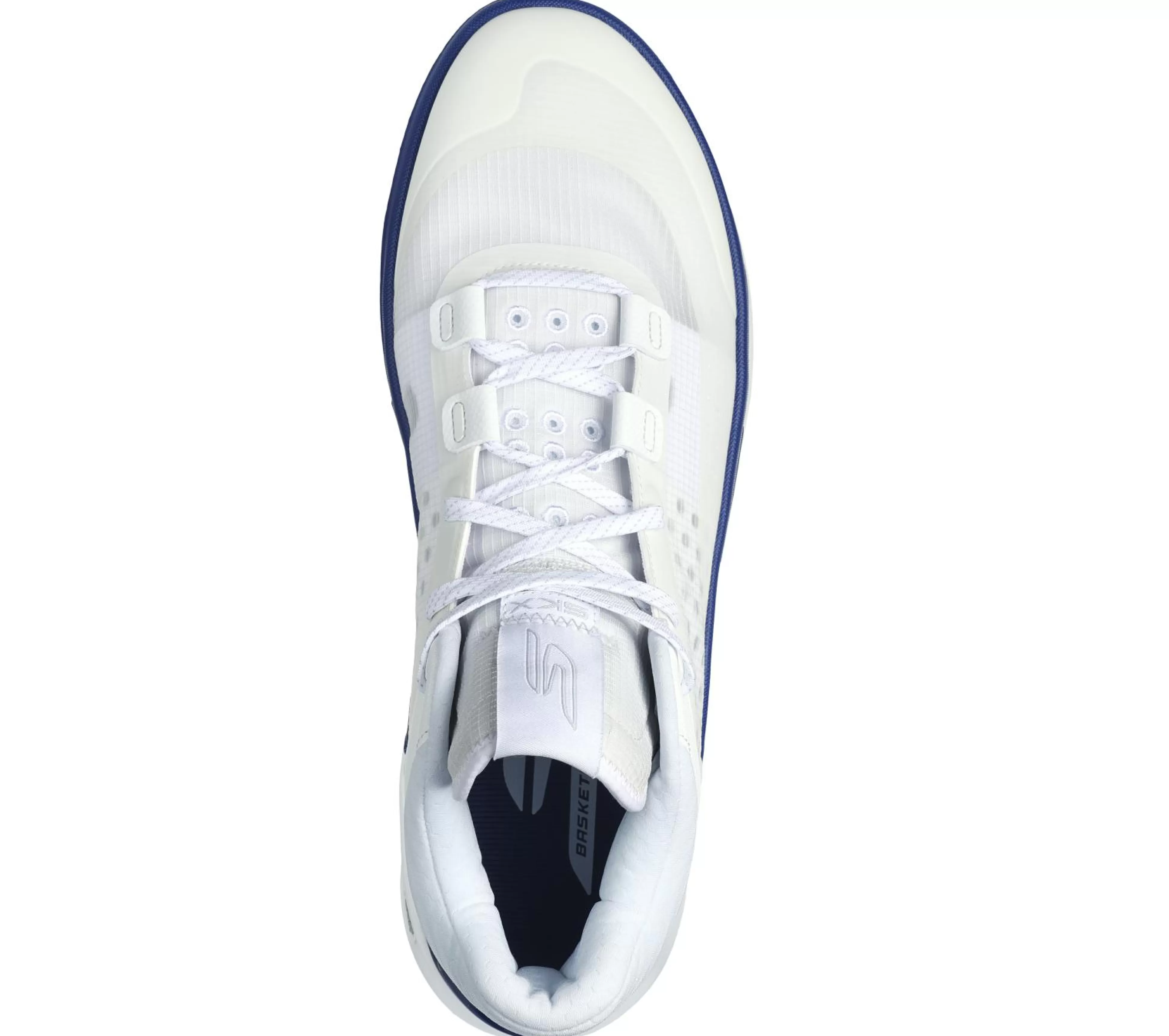 SKECHERS Veterschoenen | Sportieve Sneakers^SKX RESAGRIP WIT / BLAUW / LIMOEN