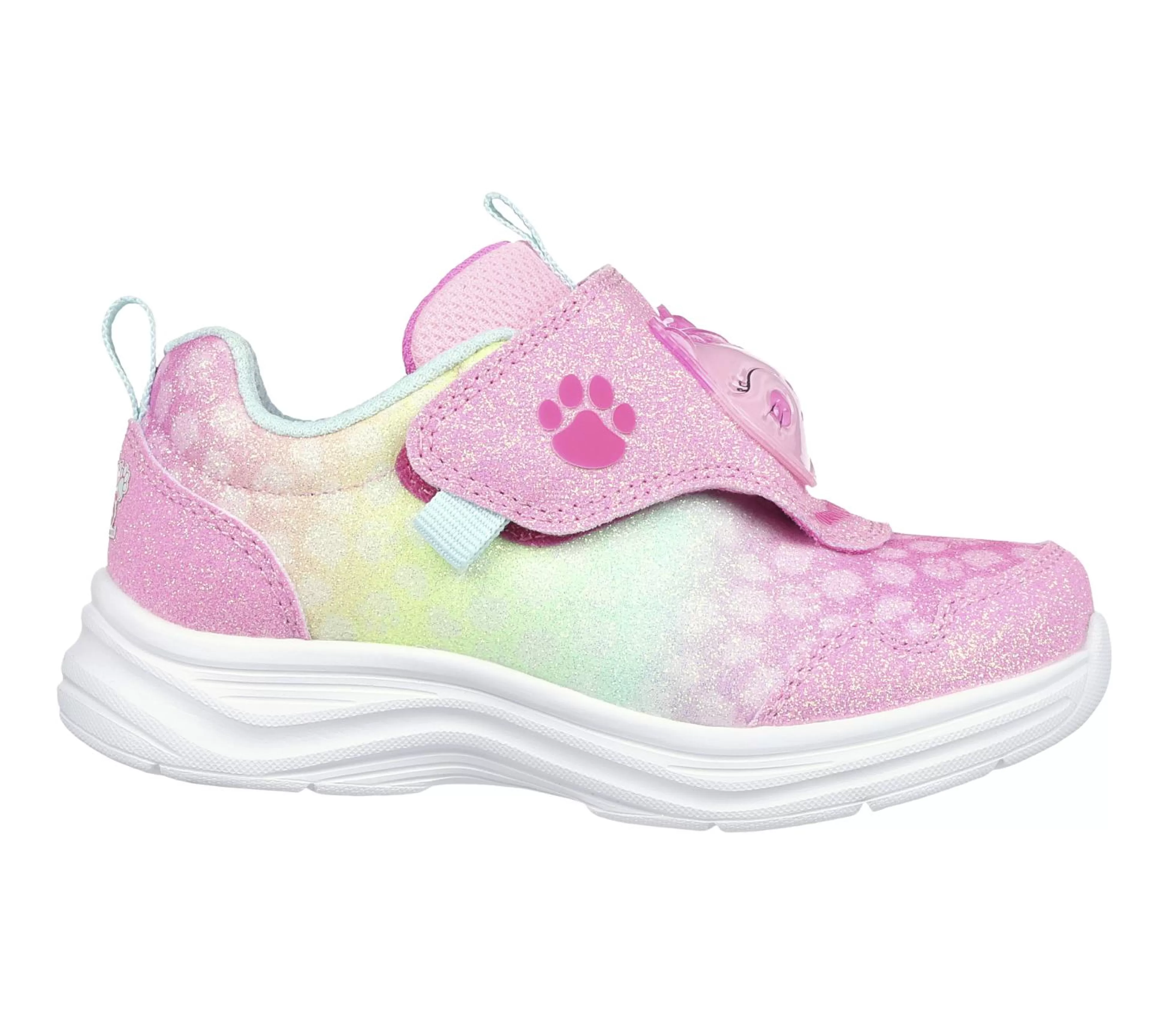 SKECHERS Lichtjes Schoenen | Instappers^S-Lights: Glimmer Kicks - Skech Pets ROZE / MULTI