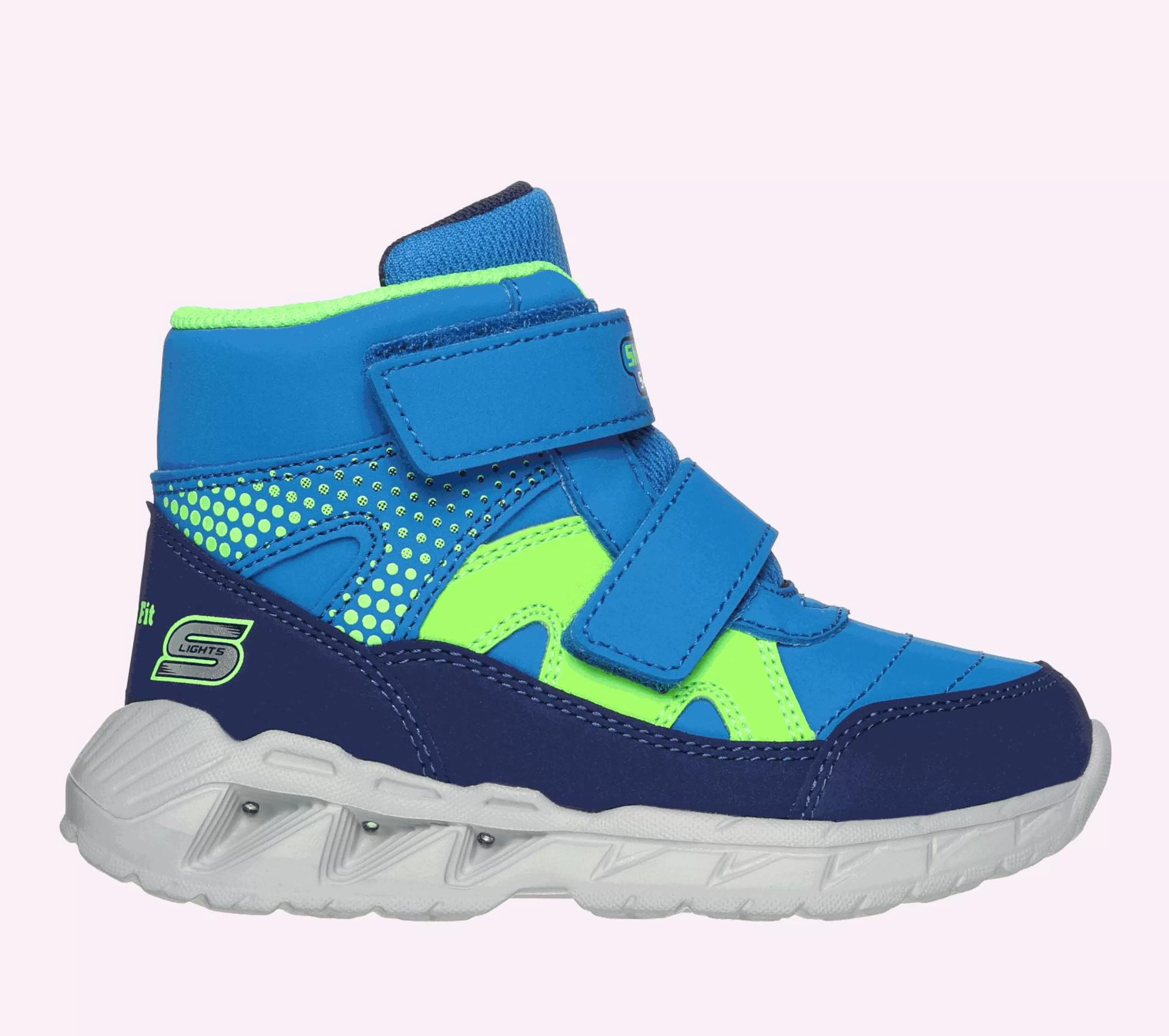 SKECHERS Lichtjes Schoenen | Boots^S-Lights: Magna-Lights - Thunder Squad MARINE / LIMOEN