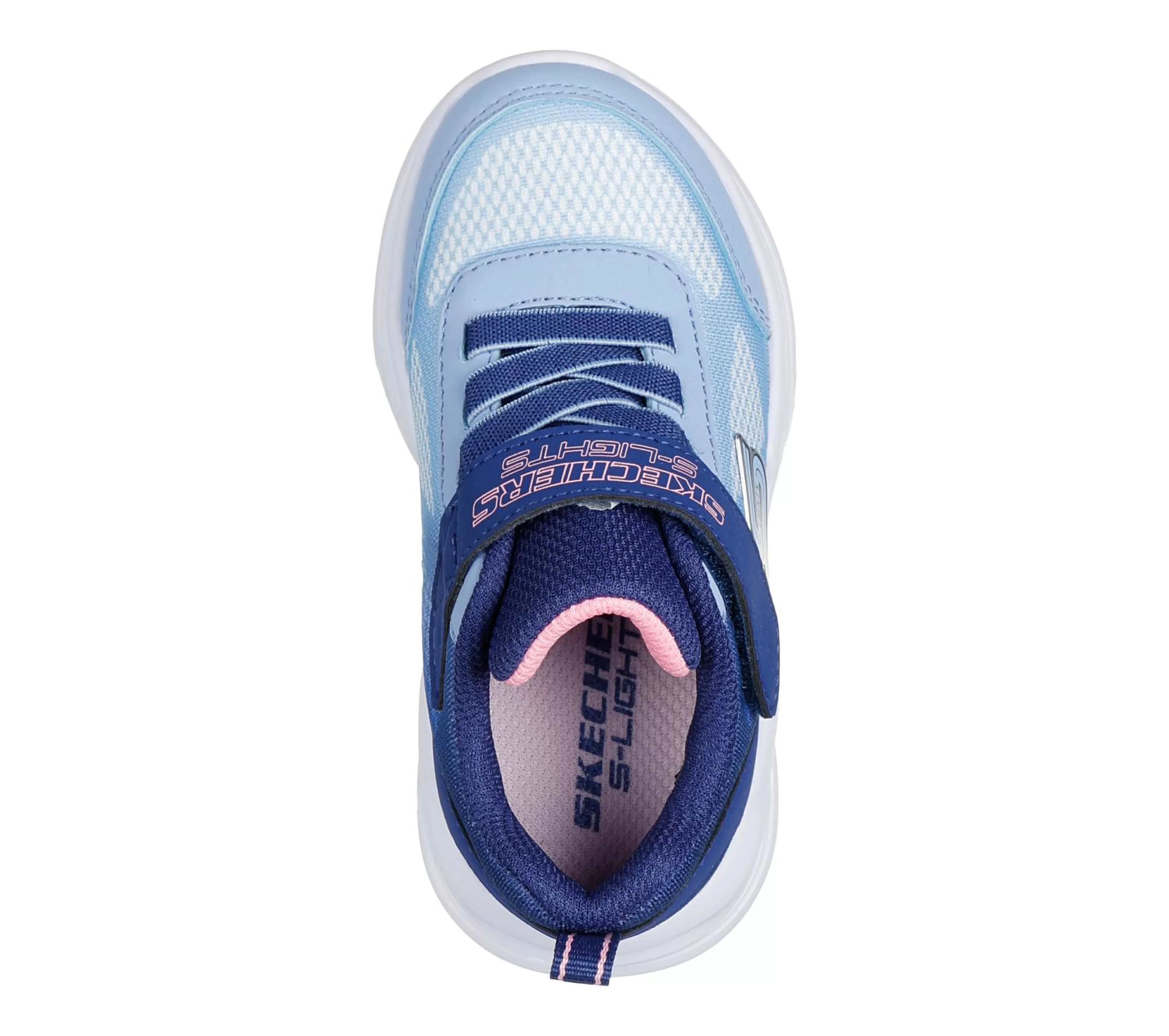 SKECHERS Lichtjes Schoenen | Instappers^S-Lights: Sola Glow - Ombre Deluxe MARINE / LICHT BLAUW